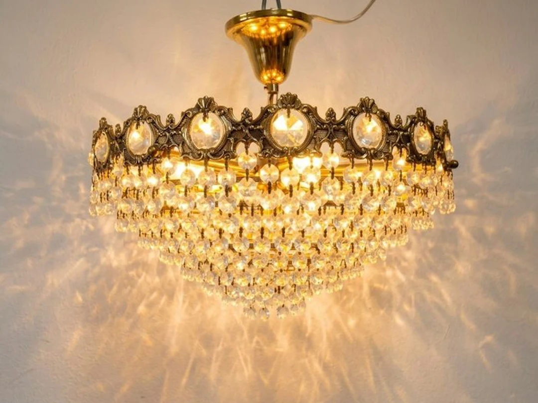 Hanging lamp - Spectacular Empire-style...