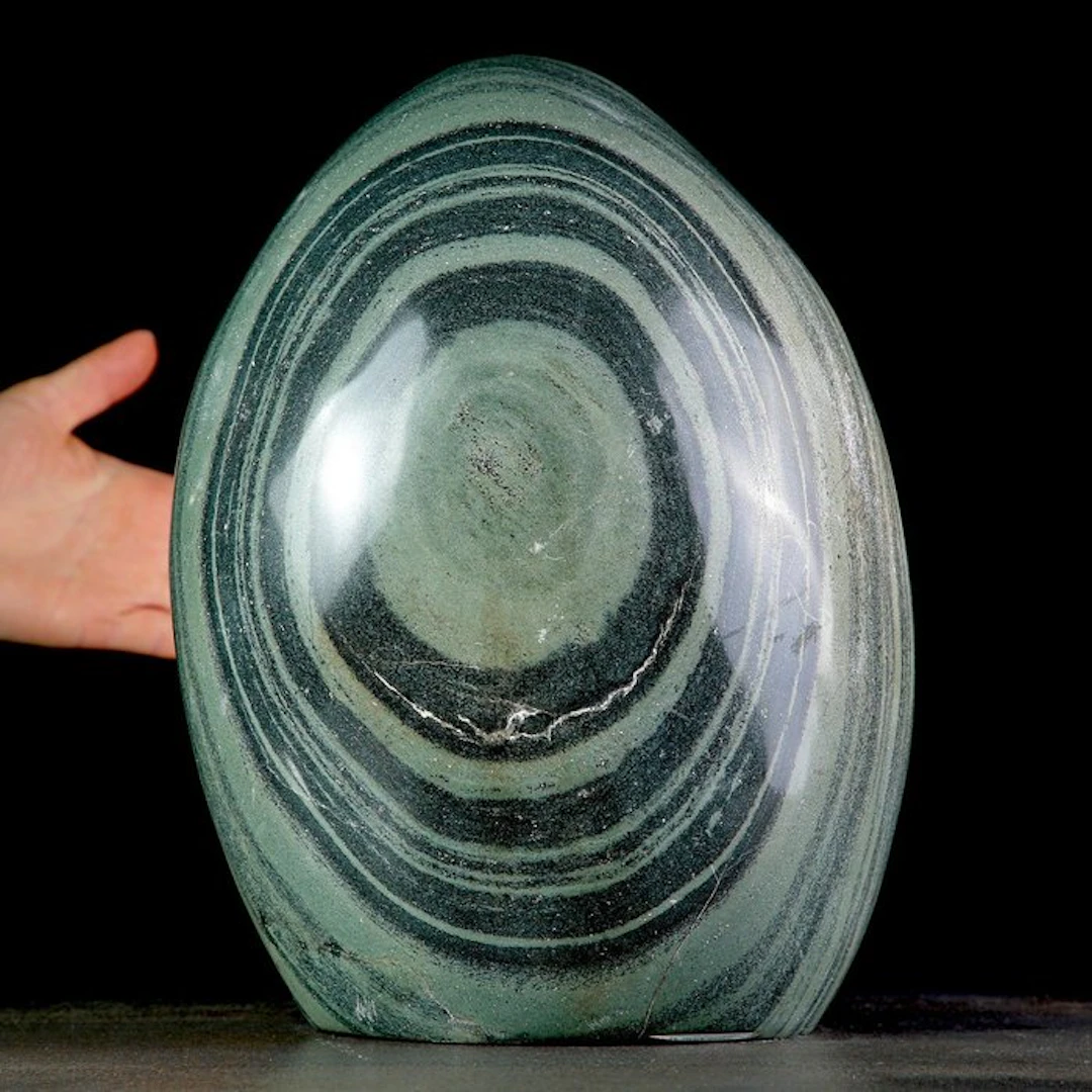 Giant Madagascar Kambaba Jasper with Orbicoler Pattern...