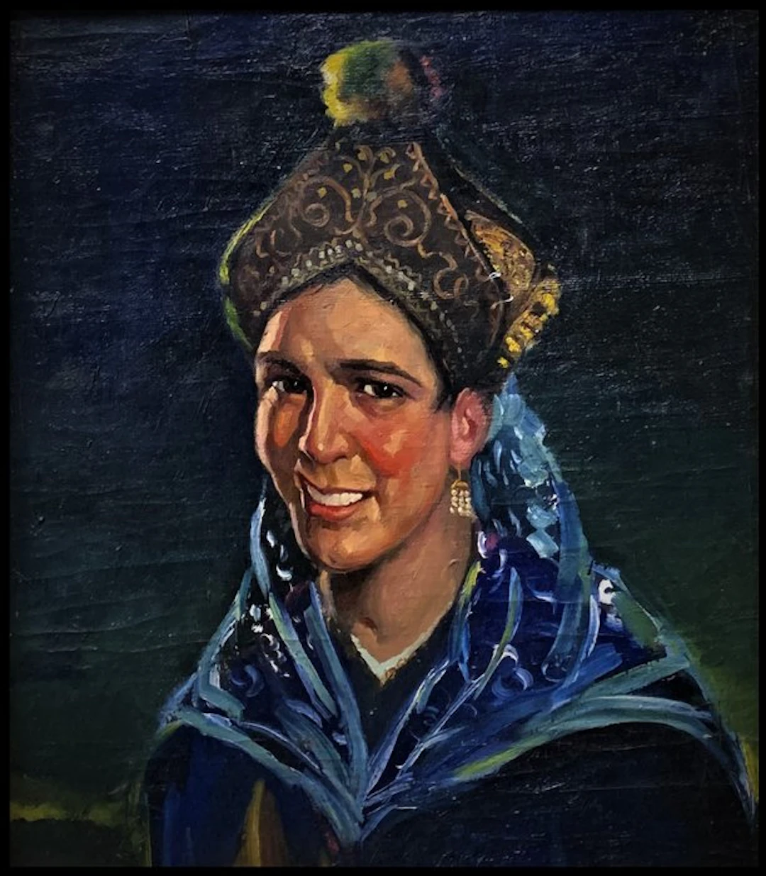 Spanish School (c.1920) - A Young Segovian Woman in Traditional Costume