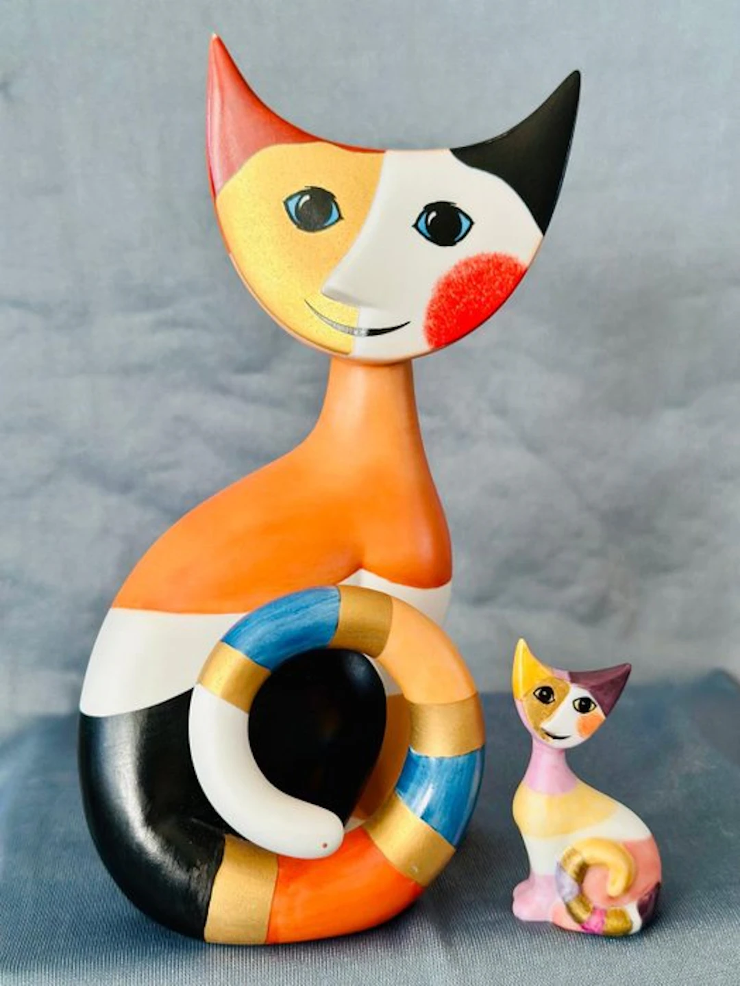 Goebel - Figurine - Rosina Wachtmeister Katzenfigur (2) - Porcelain