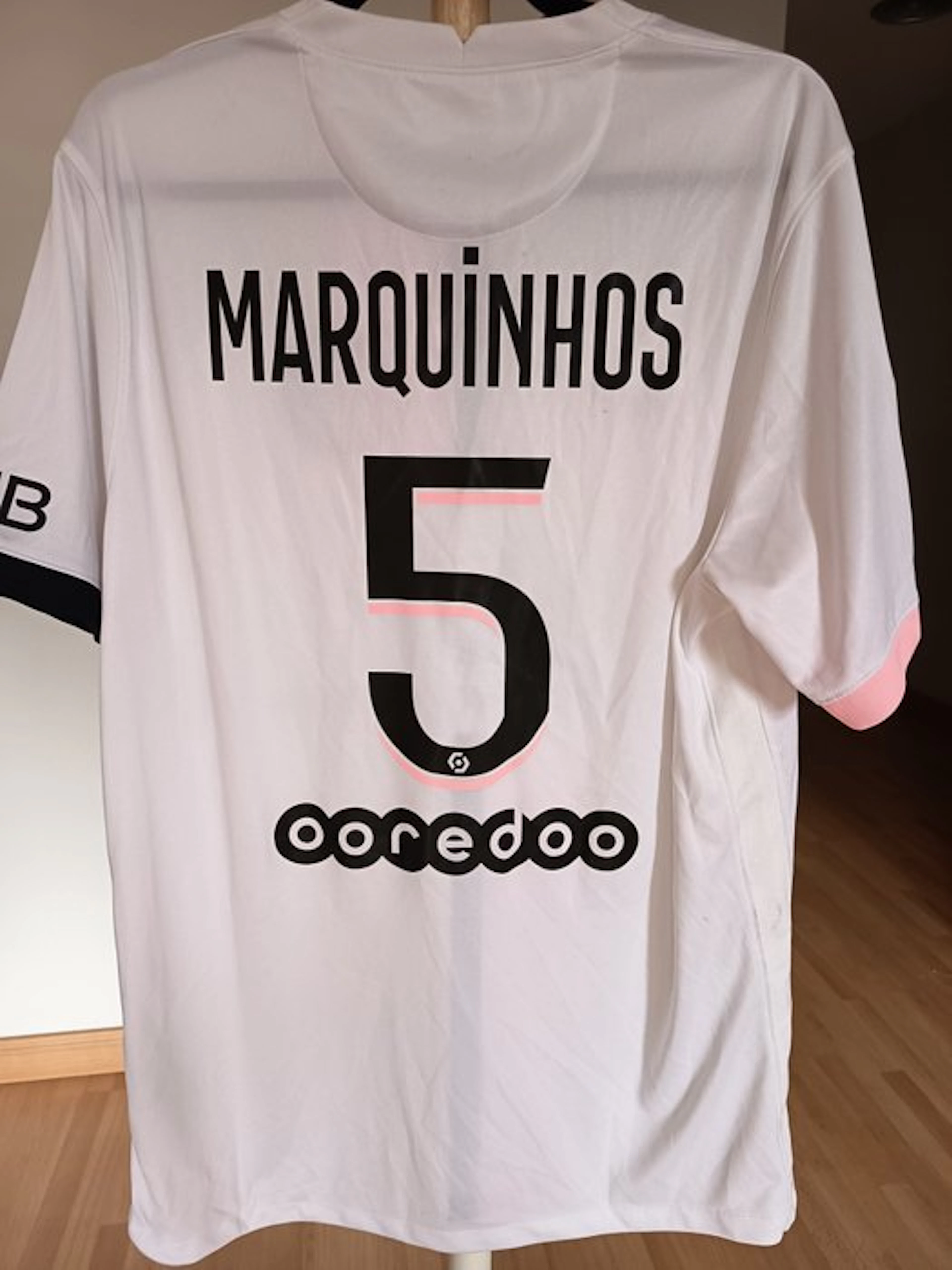 Paris Saint-Germain - Ligue 1 - Marquinhos - 2021 - Football shirt