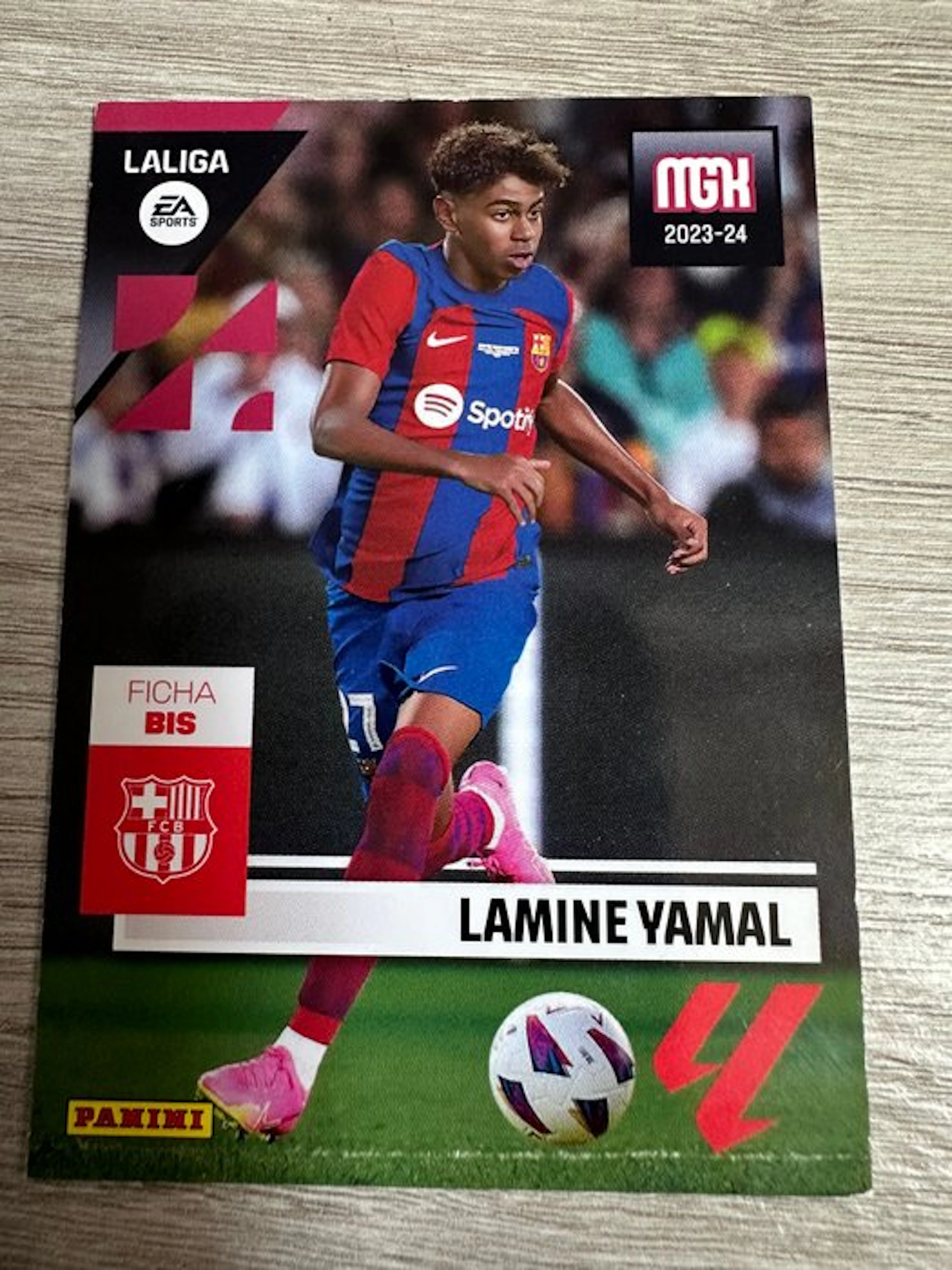 2023/24 Panini Megacracks Lamine Yamal 108 Bis Rookie...