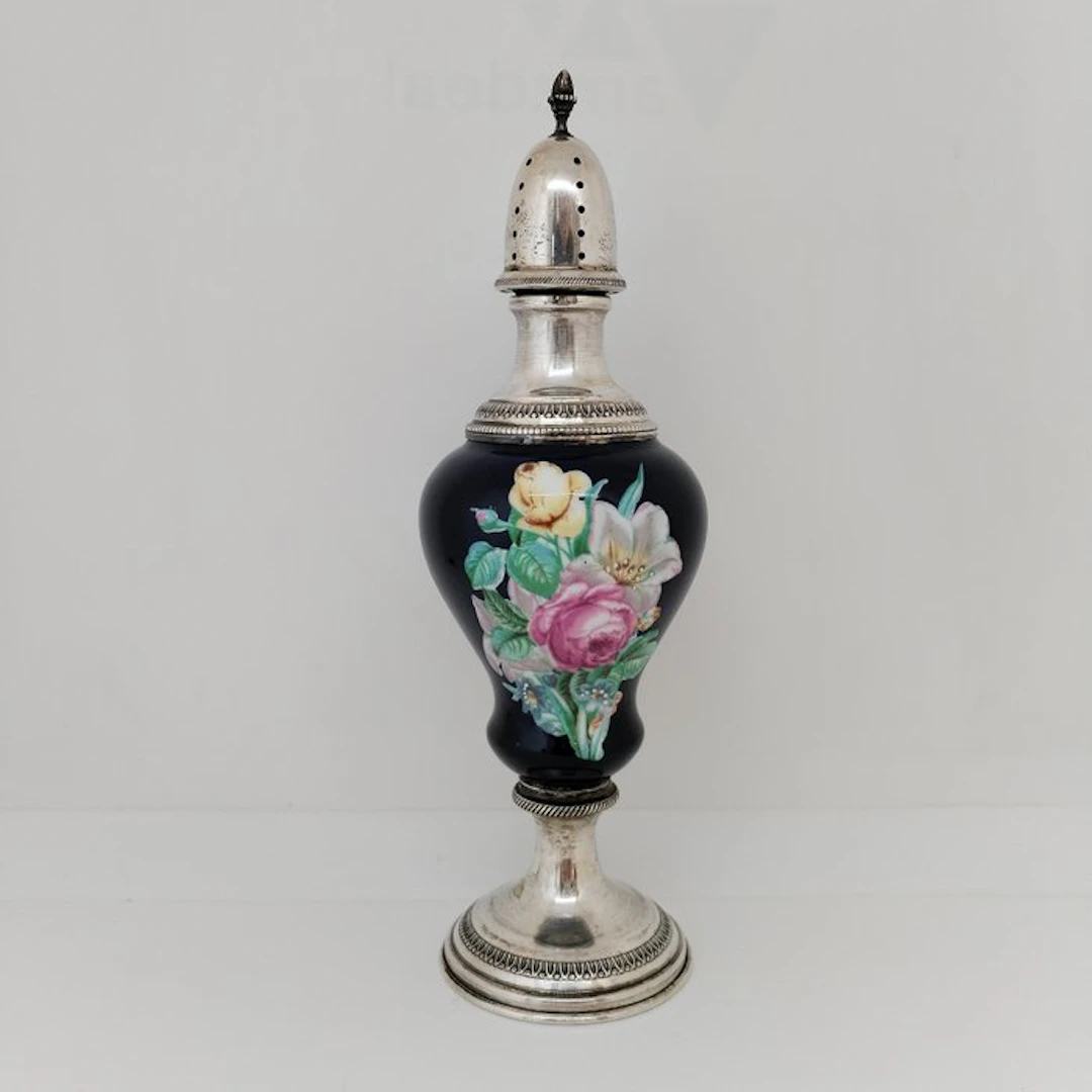 Caster - Porcelain, Silver