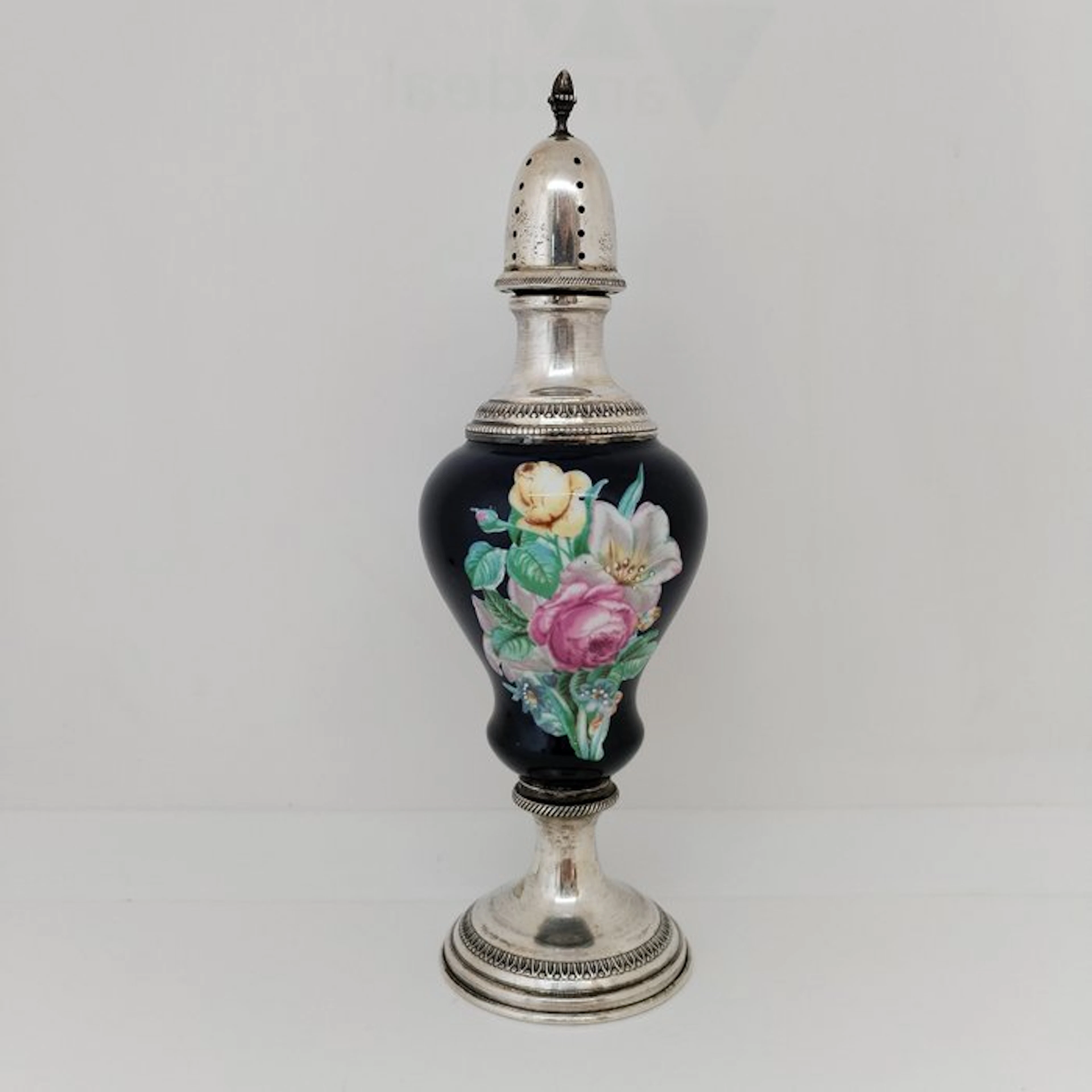 Caster - Porcelain, Silver
