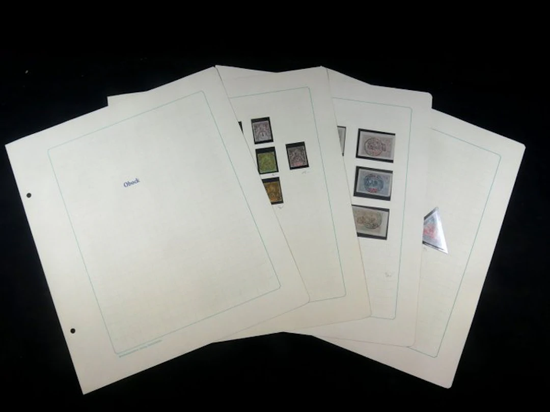 Obock - Collection on self-designed album pages