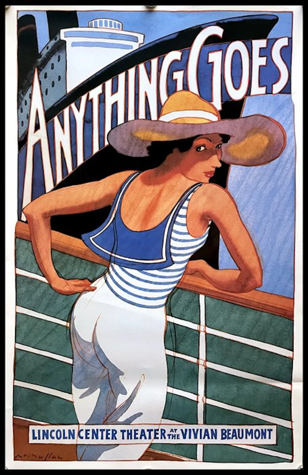 Anonymous - James McMullan - Anything Goes - American Musical - 1980s