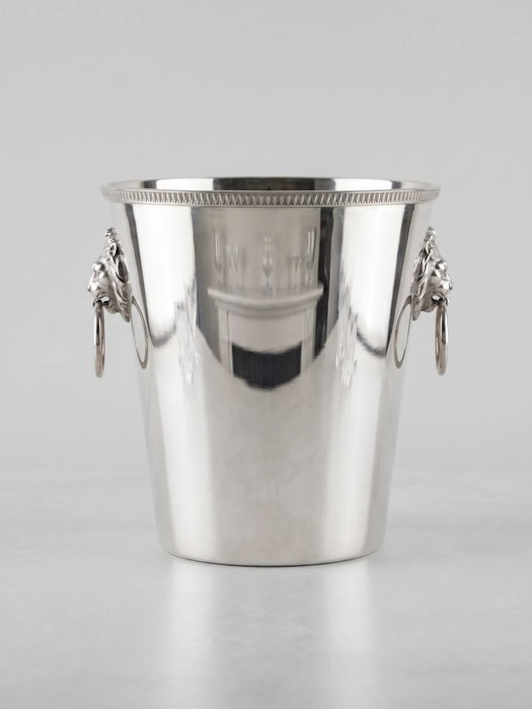 Champagne cooler - silvered metal - Champagne bucket