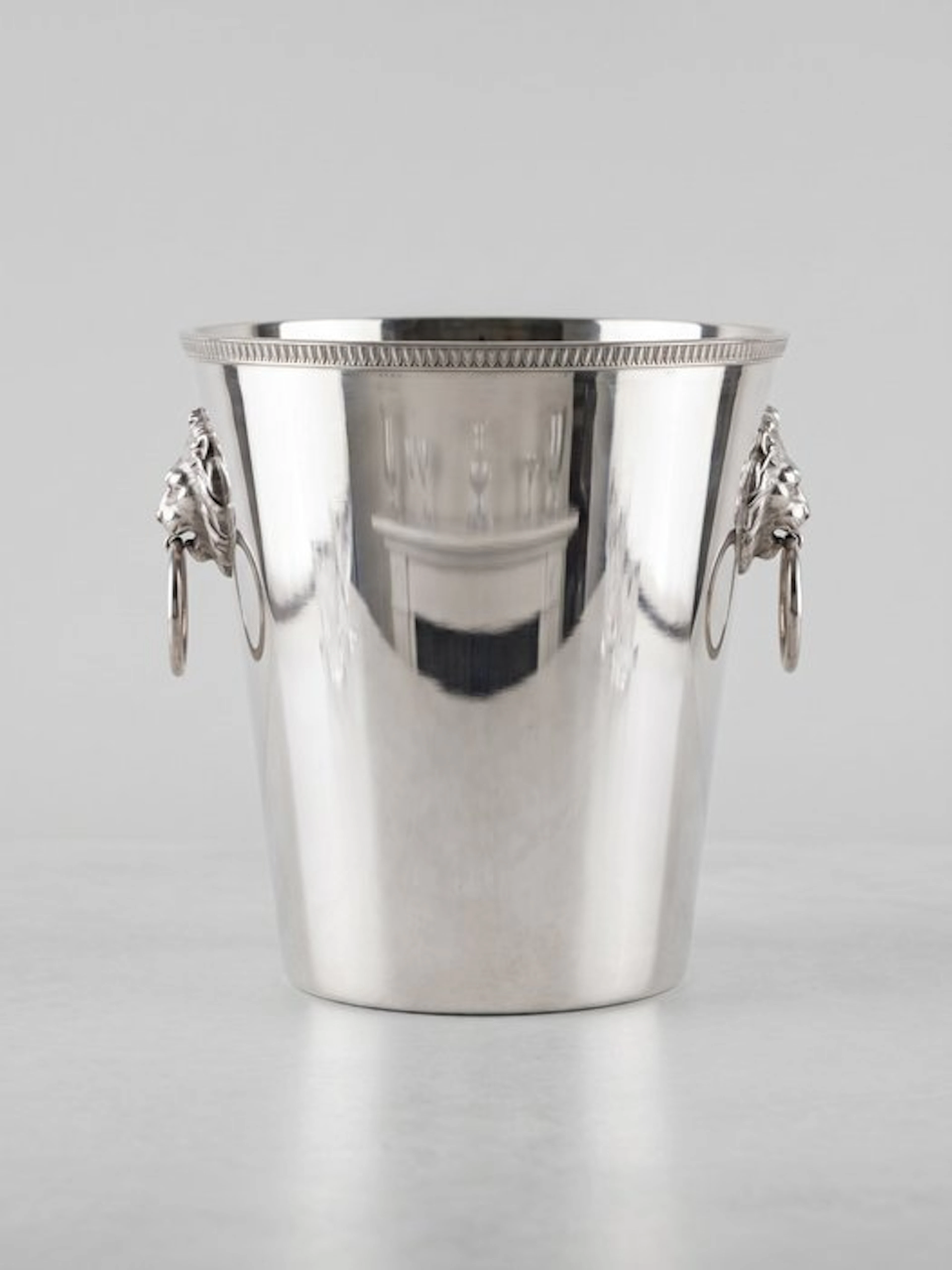Champagne cooler - silvered metal - Champagne bucket