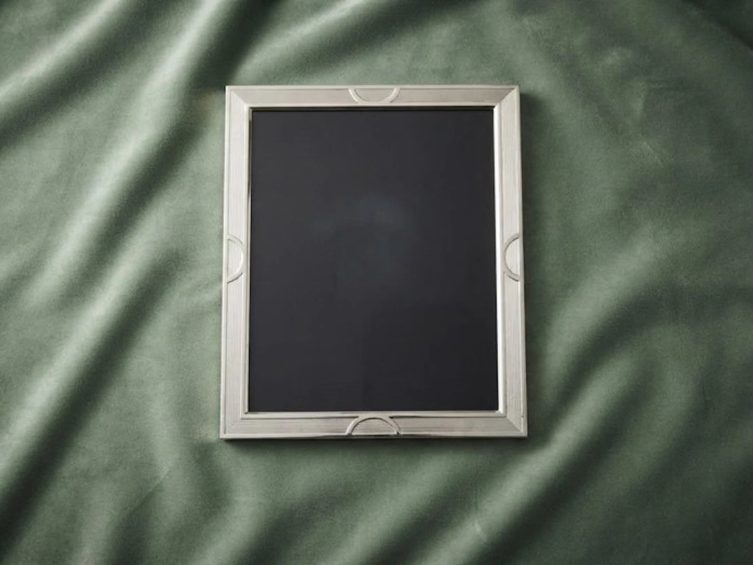 Christofle - Picture frame- Graphic - Glass - Original