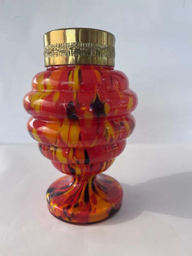 Kralik - Bloemenvaas Boheems Art Deco stijl - Vase - flower vase - Spatterglas