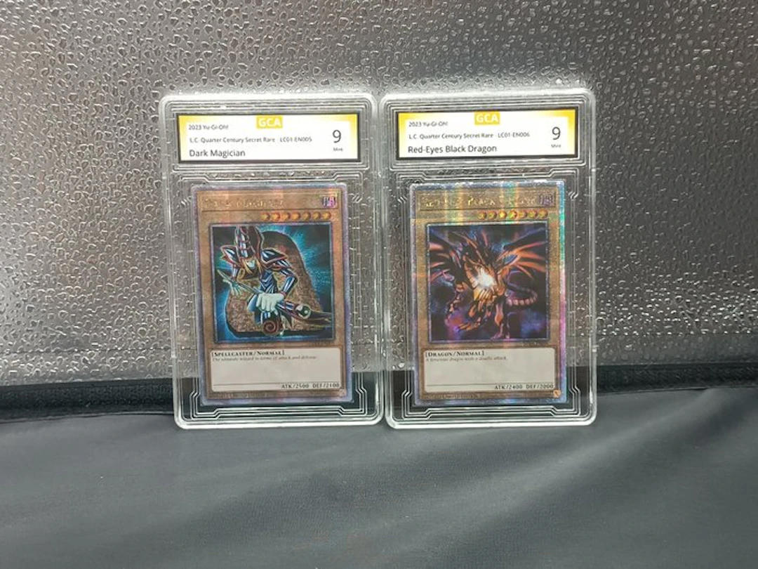 Konami - 1 Card - Yu-Gi-Oh! - Red-Eyes Black Dragon and Dark Magician (Yugioh)