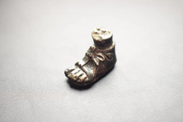Ancient Roman Bronze Ancient Roman Bronze Legionary Foot with Military Sandal
