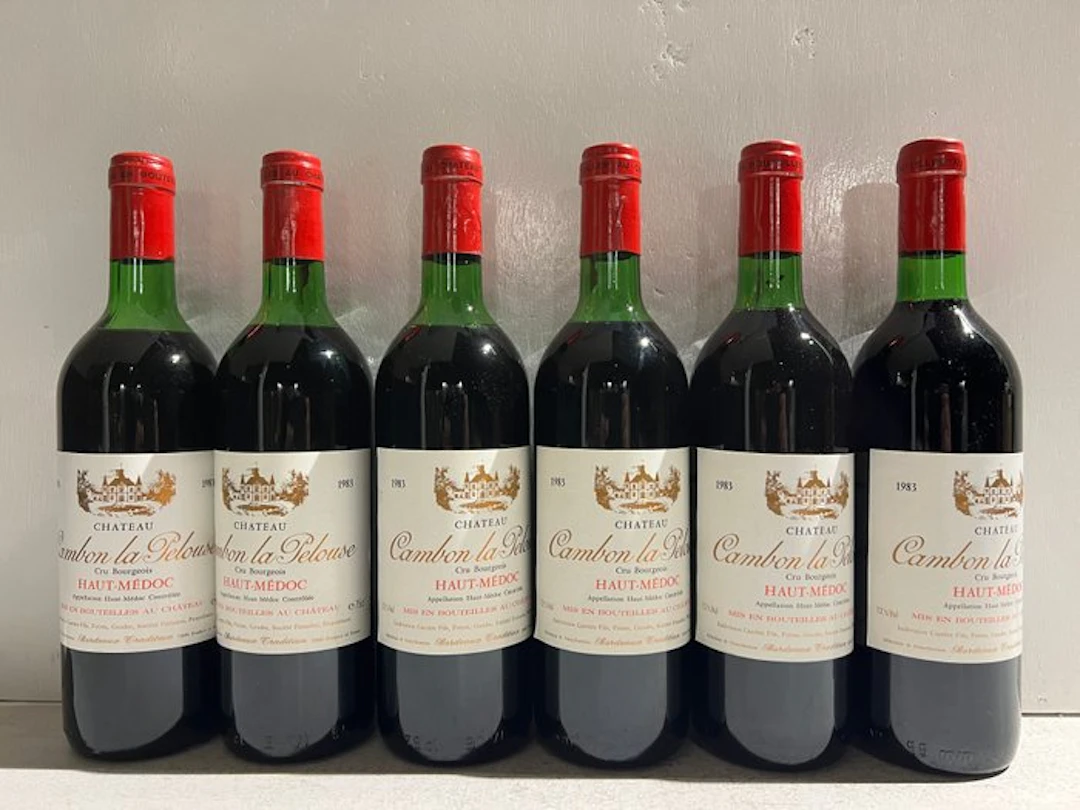 1983 Chateau Cambon la Pelouse - Haut-Médoc Cru Bourgeois - 6 Bottles (0.75L)