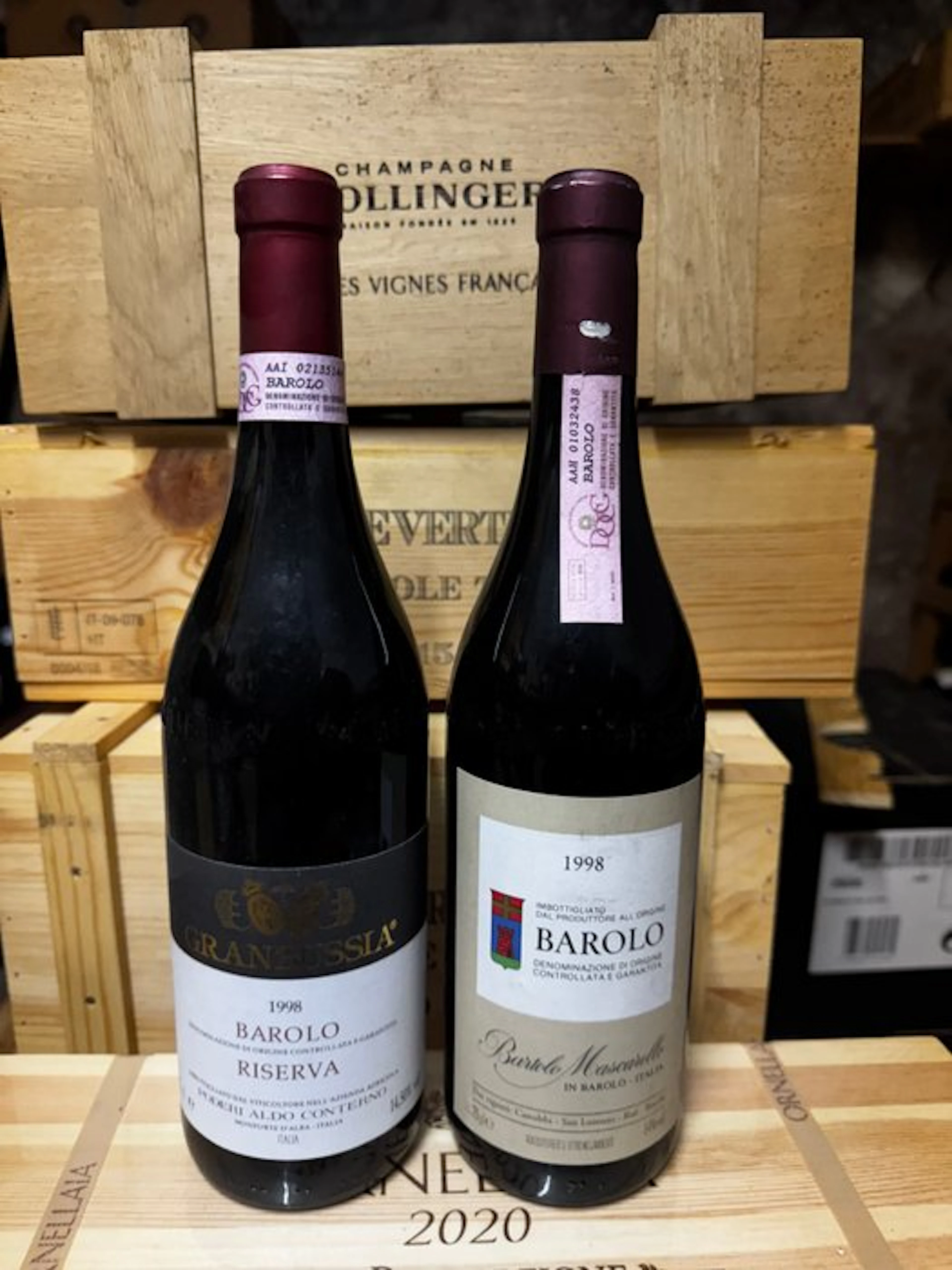 1998 Aldo Conterno Granbussia Riserva & 1998 Bartolo...