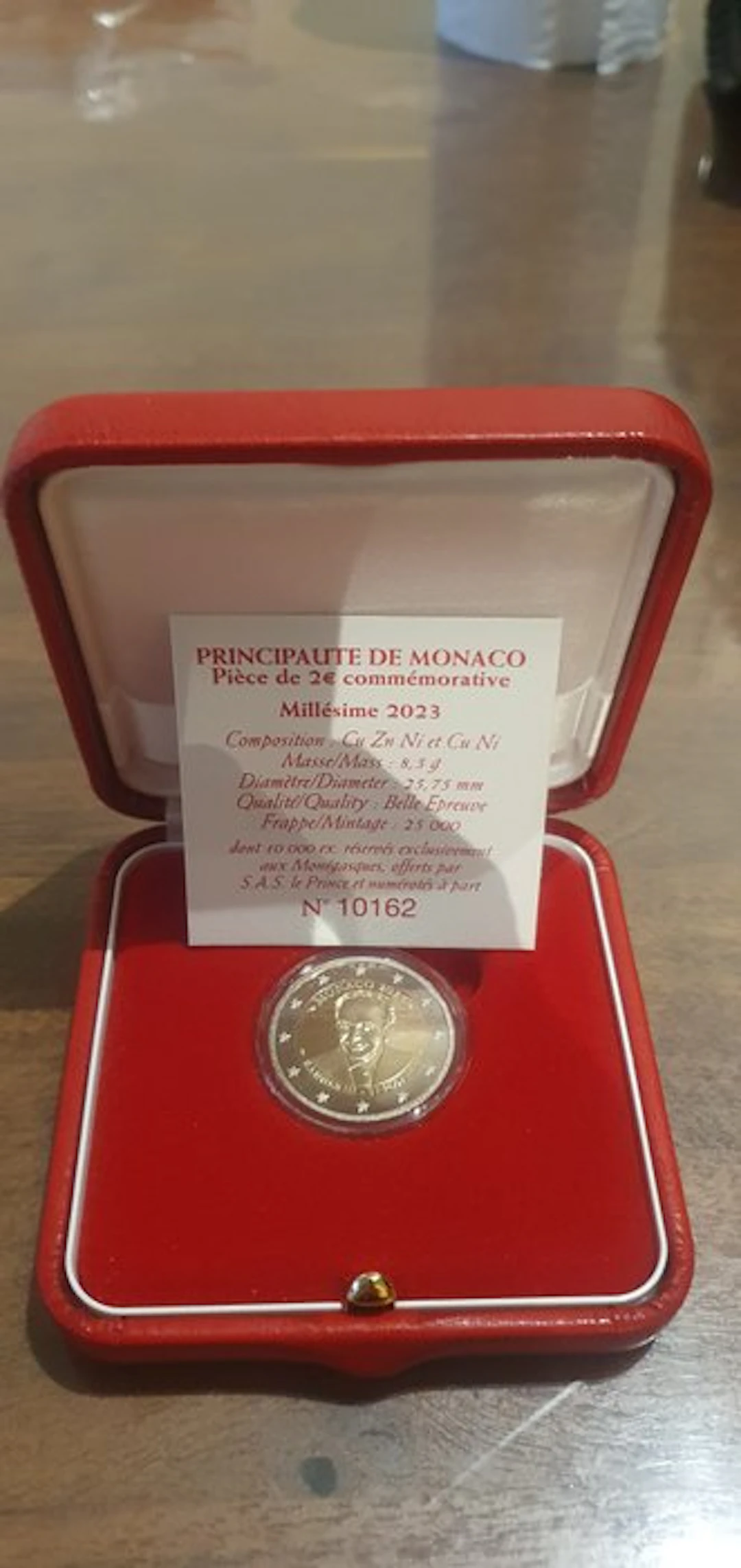 Monaco. 2 Euro 2023 "Rainier III" Proof