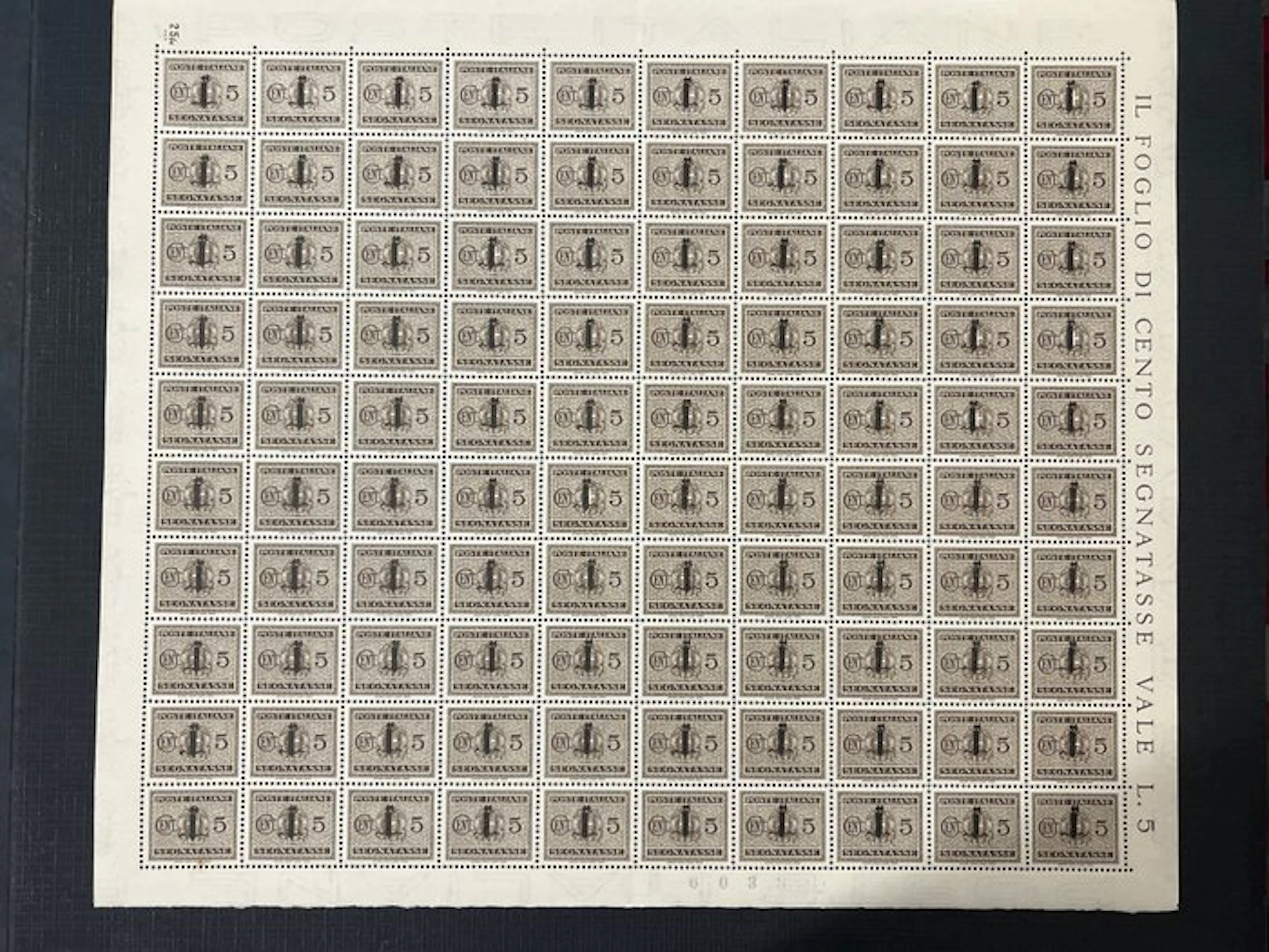 Italy 1944 - RSI postage stamp