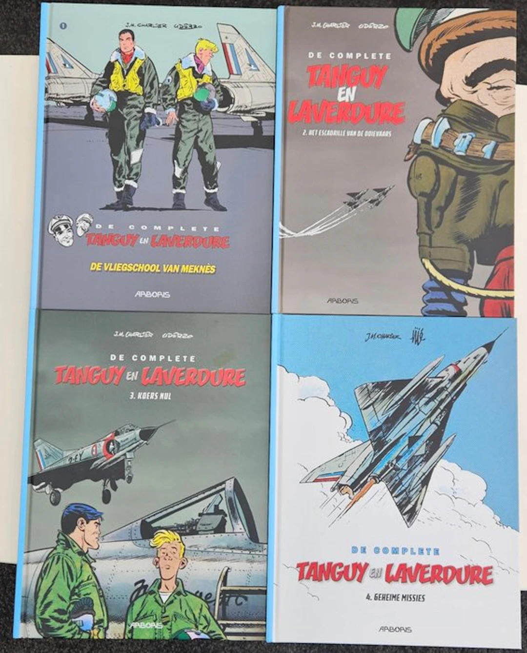 Tanguy en Laverdure 1 t/m 4 - Integraal HC - 4 Album - Reprint - 2014/2015