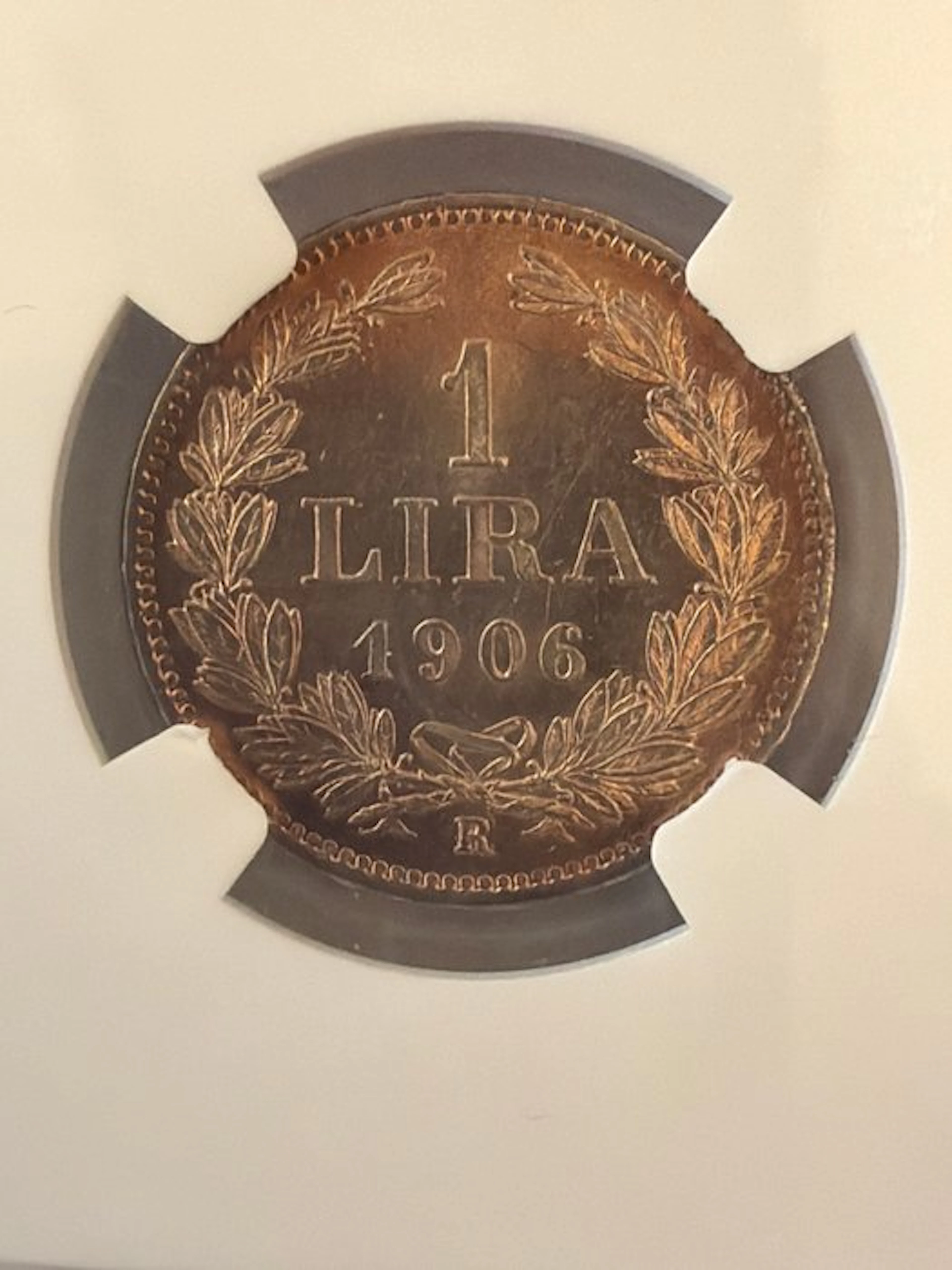San Marino. 1 Lira 1906 R (No reserve price)