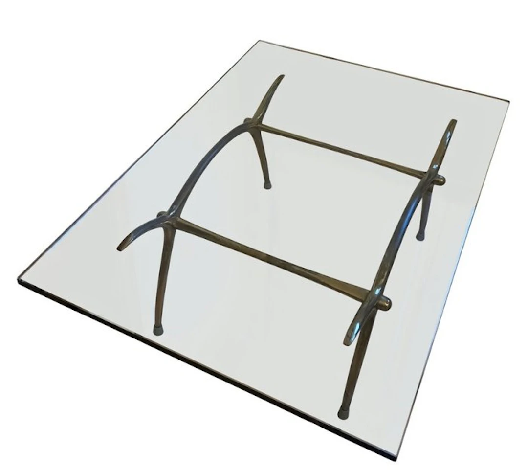Kouloufi - Kouloufi - Coffee table - Glass, Brass - Brussels Expo 58