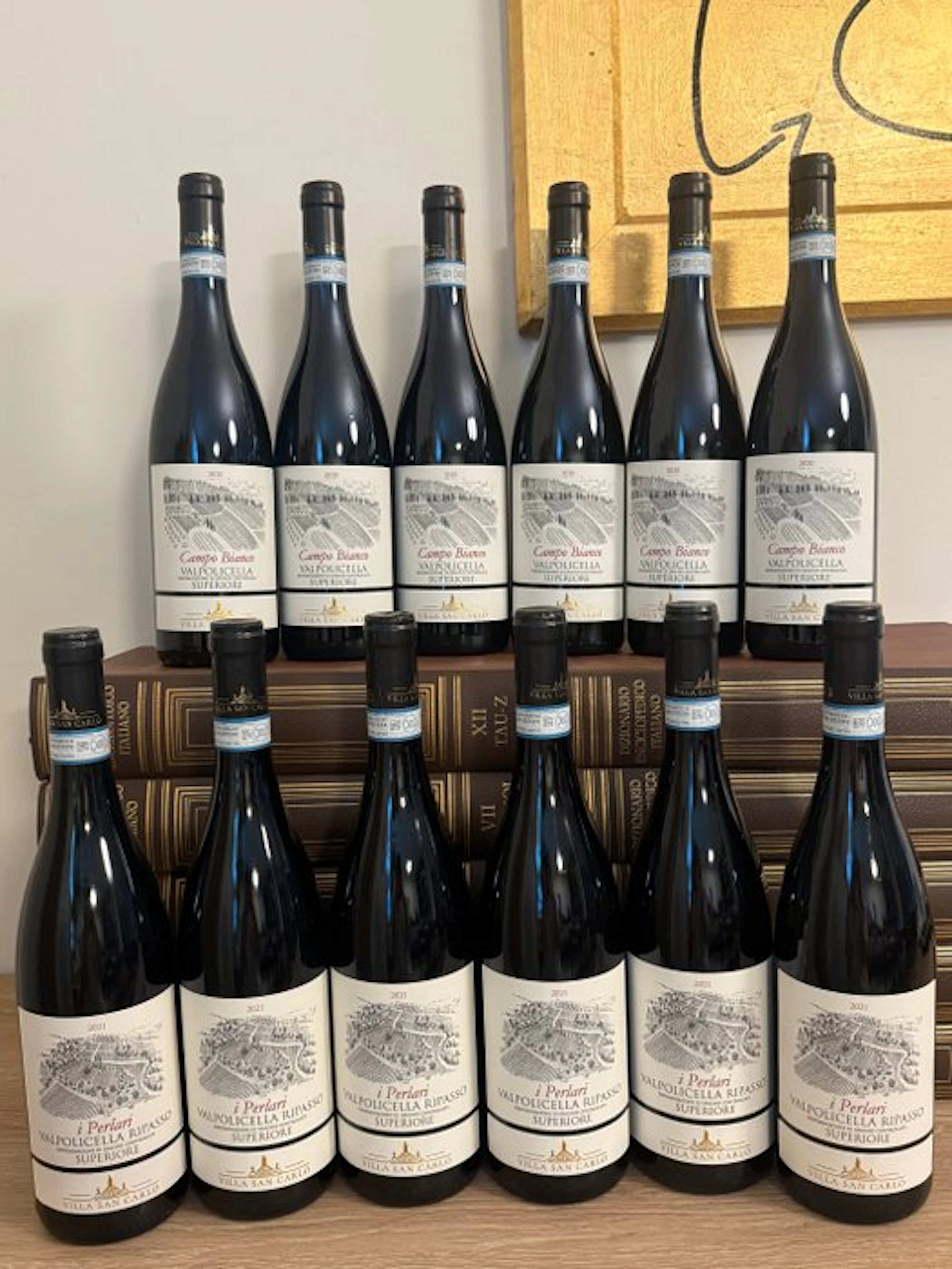 2021 6x I Perlari Valpolicella Ripasso and 2020 6x Campo...