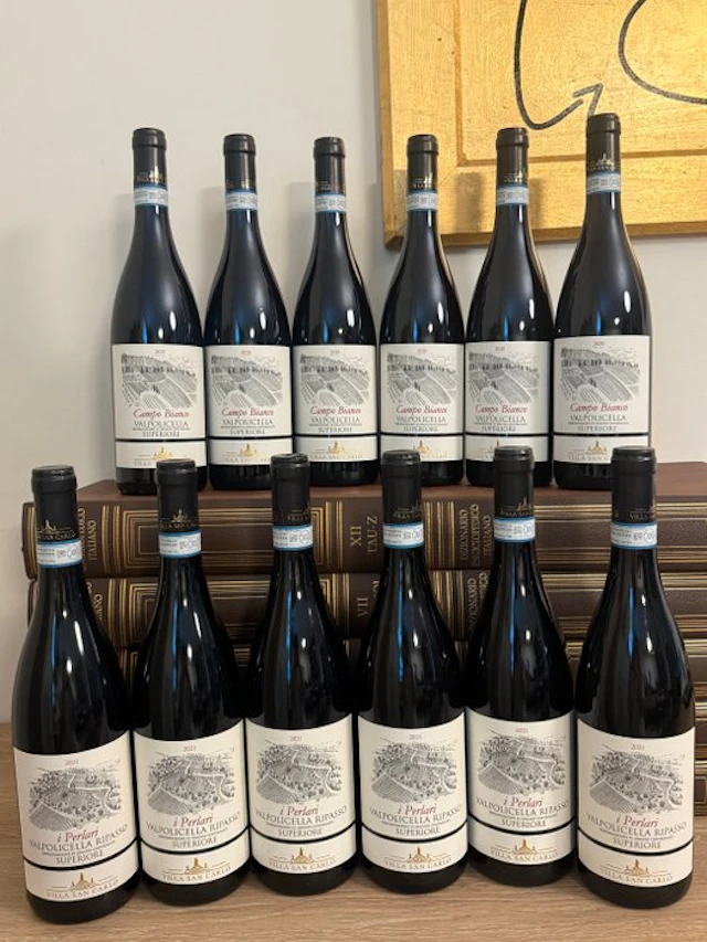 2021 6x I Perlari Valpolicella Ripasso and 2020 6x Campo...