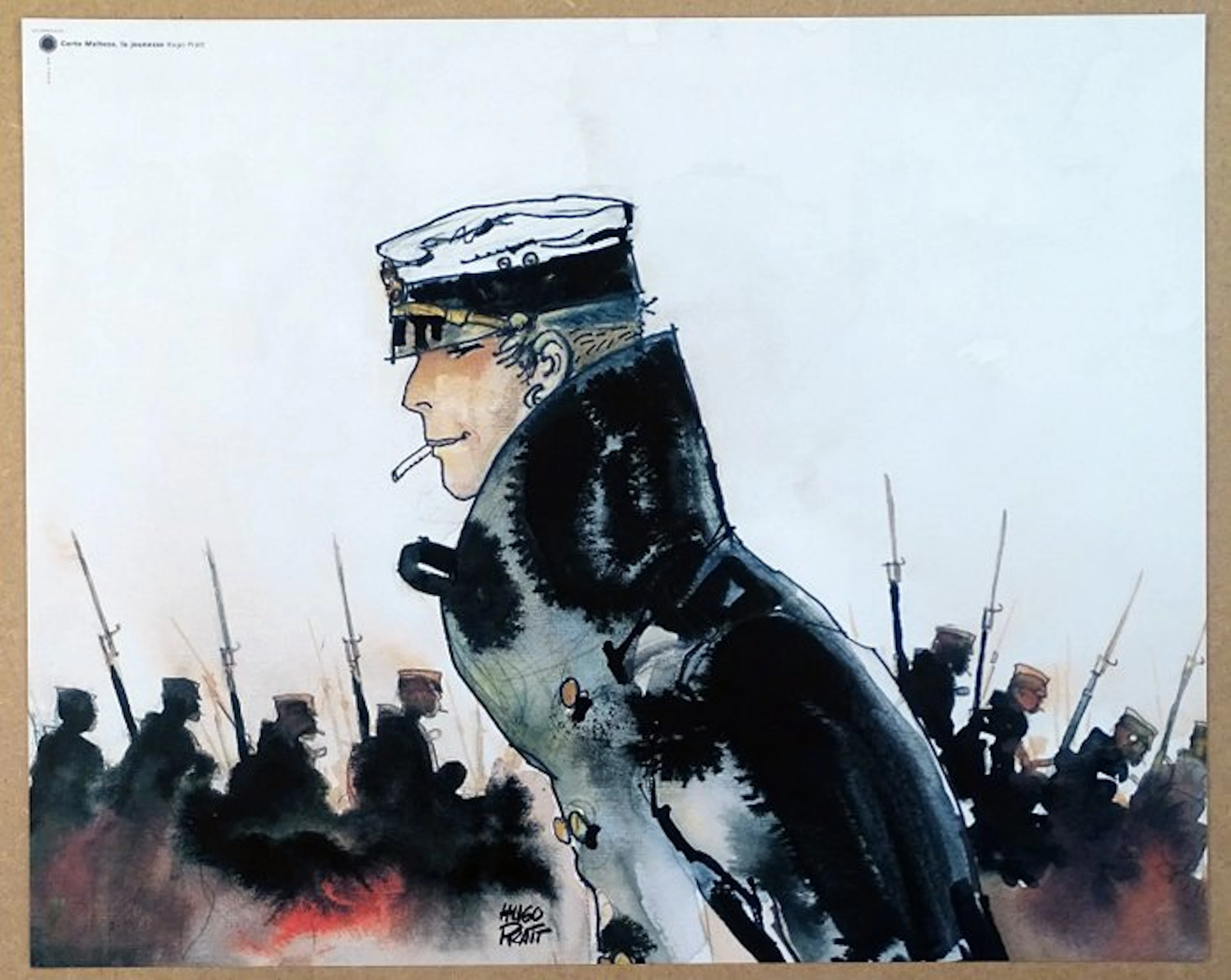 Pratt, Hugo - 1 Offset Print - Corto Maltese - Corto Maltese, la jeunesse