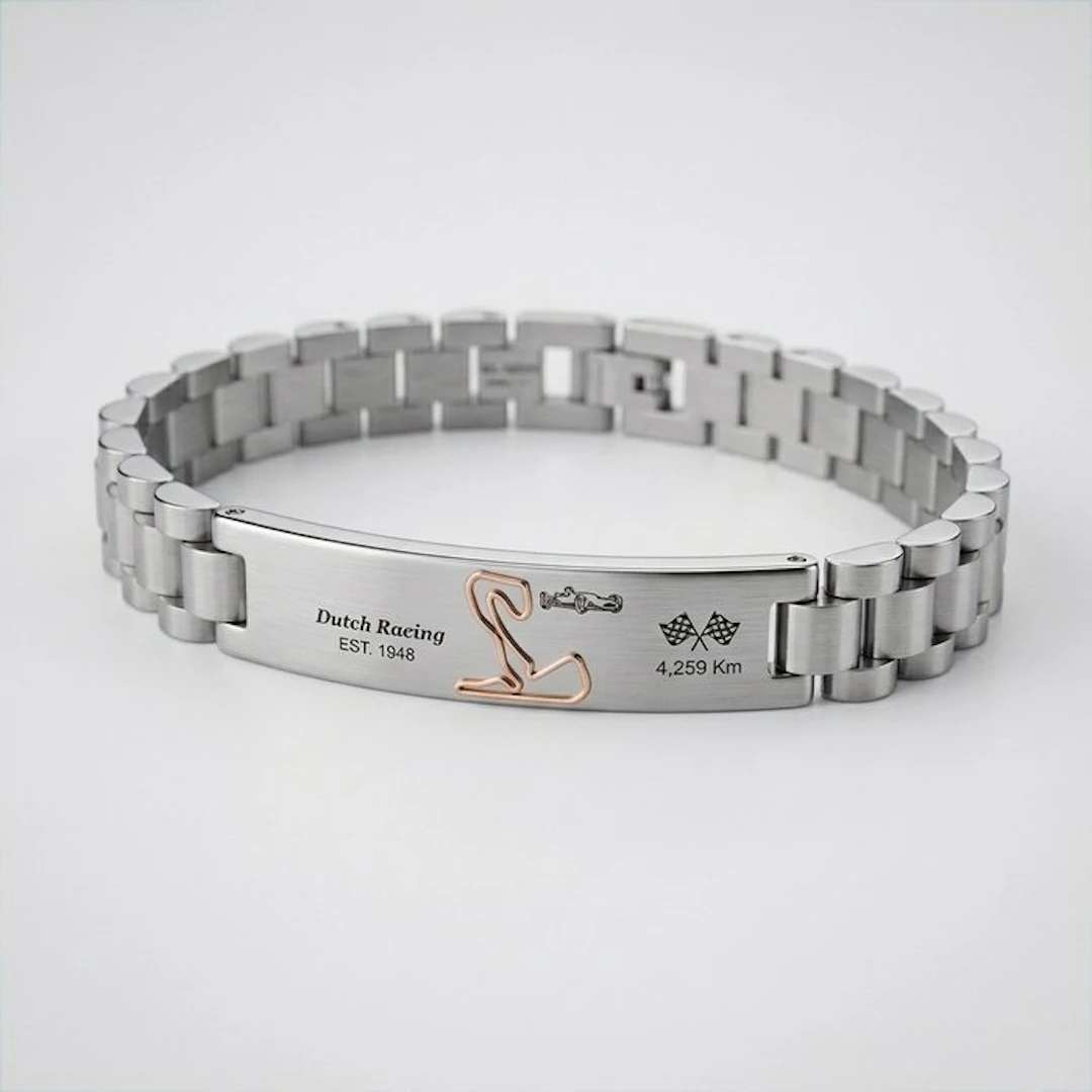 18 kt. - Base bracelet in surgical steel