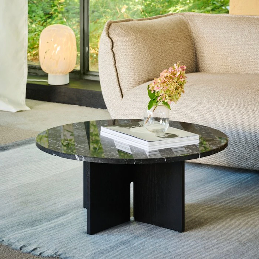 Favius - Studio Besau-Marguerre - Coffee table - SEDIMENT - Nero-Marquina