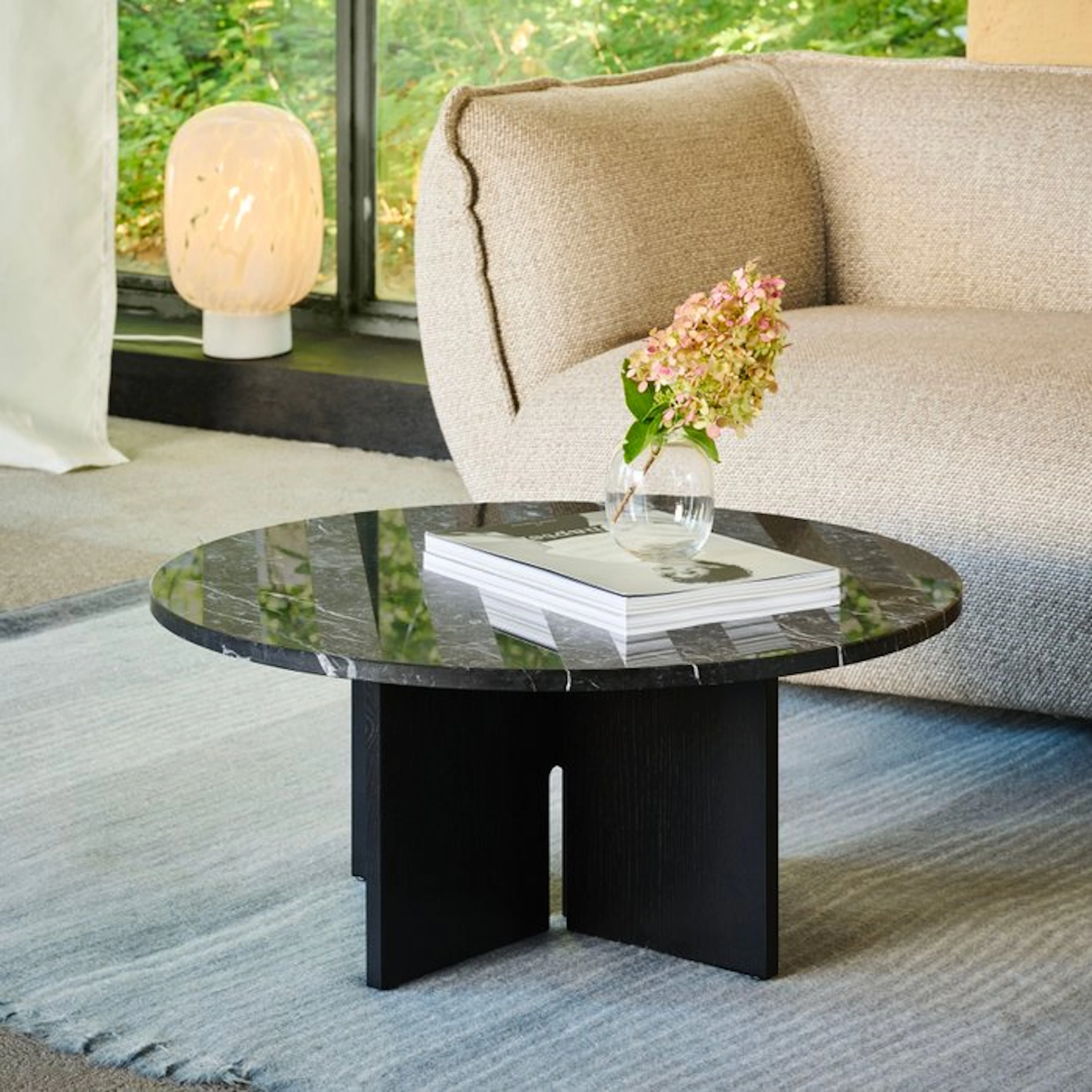 Favius - Studio Besau-Marguerre - Coffee table - SEDIMENT - Nero-Marquina