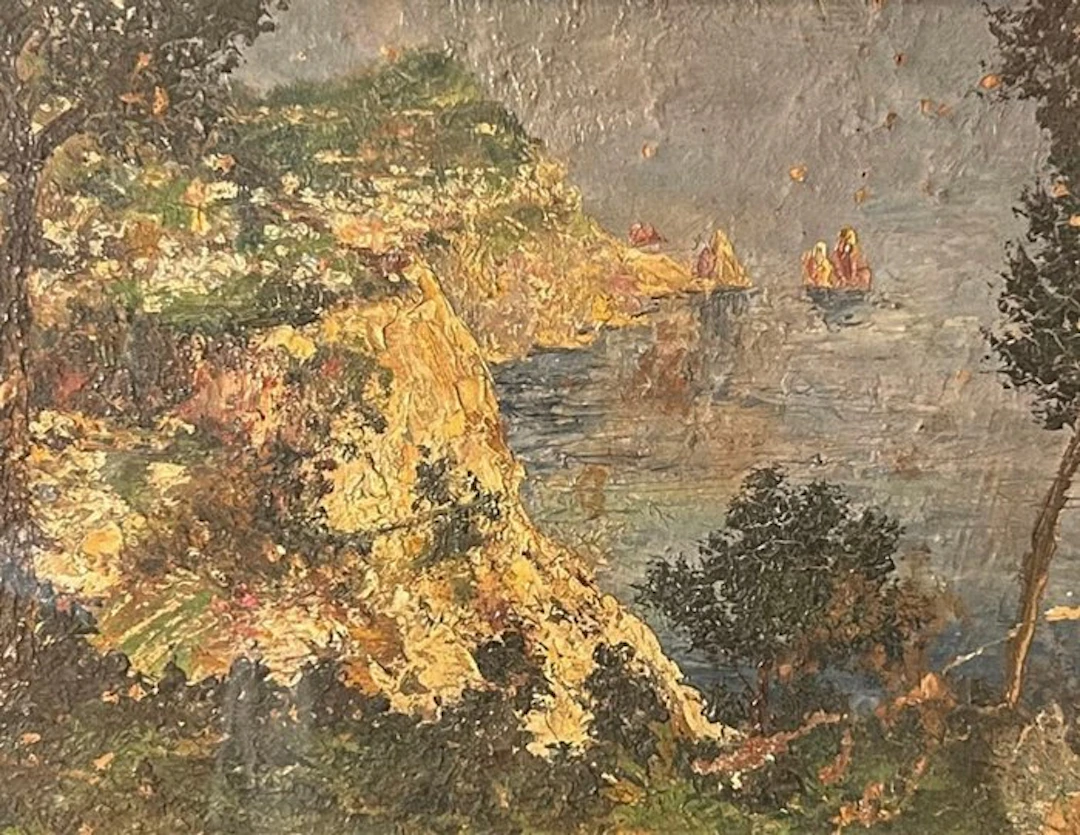 Italian school (XX) - Veduta di Capri