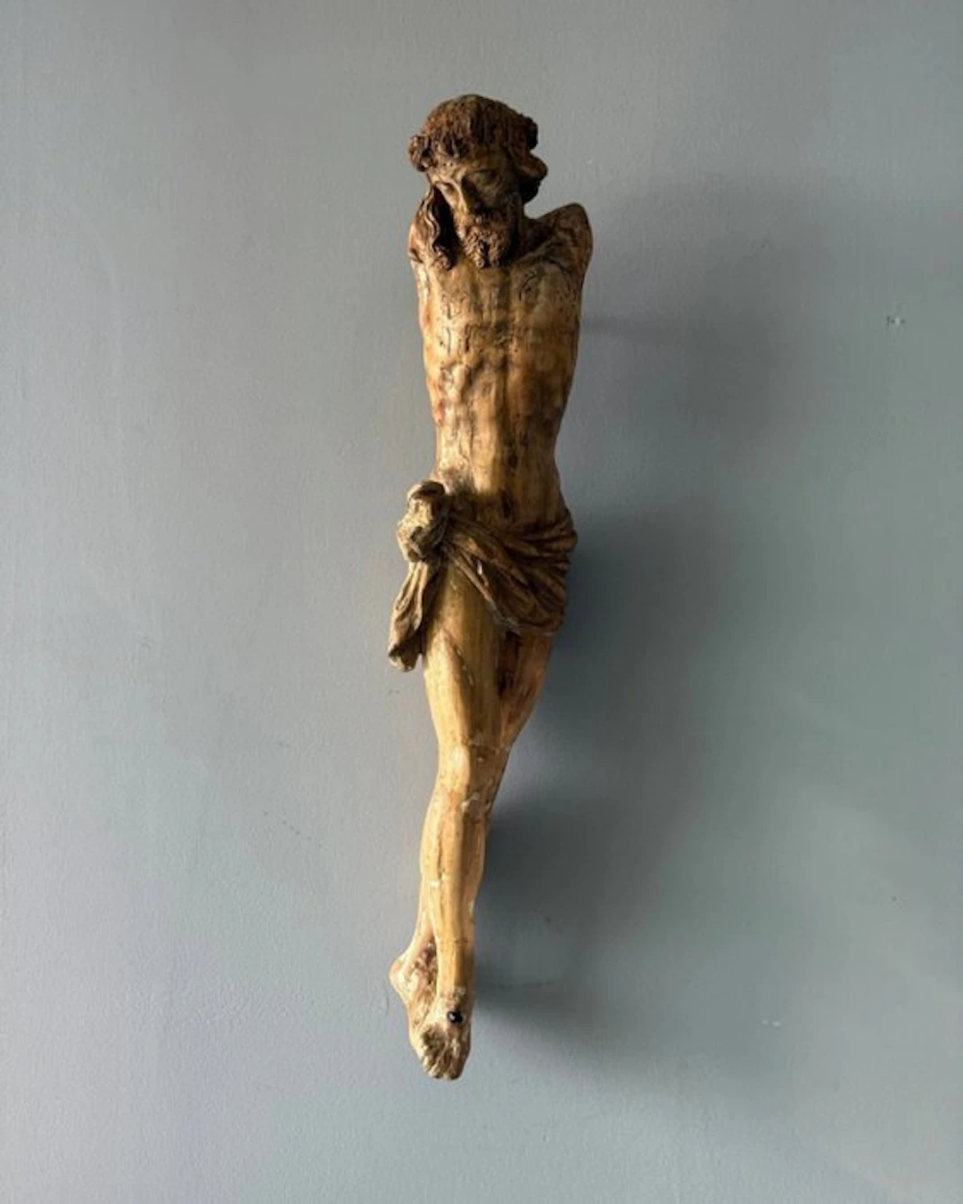 Sculpture, Cristo morto renaissance - 66 cm - Wood
