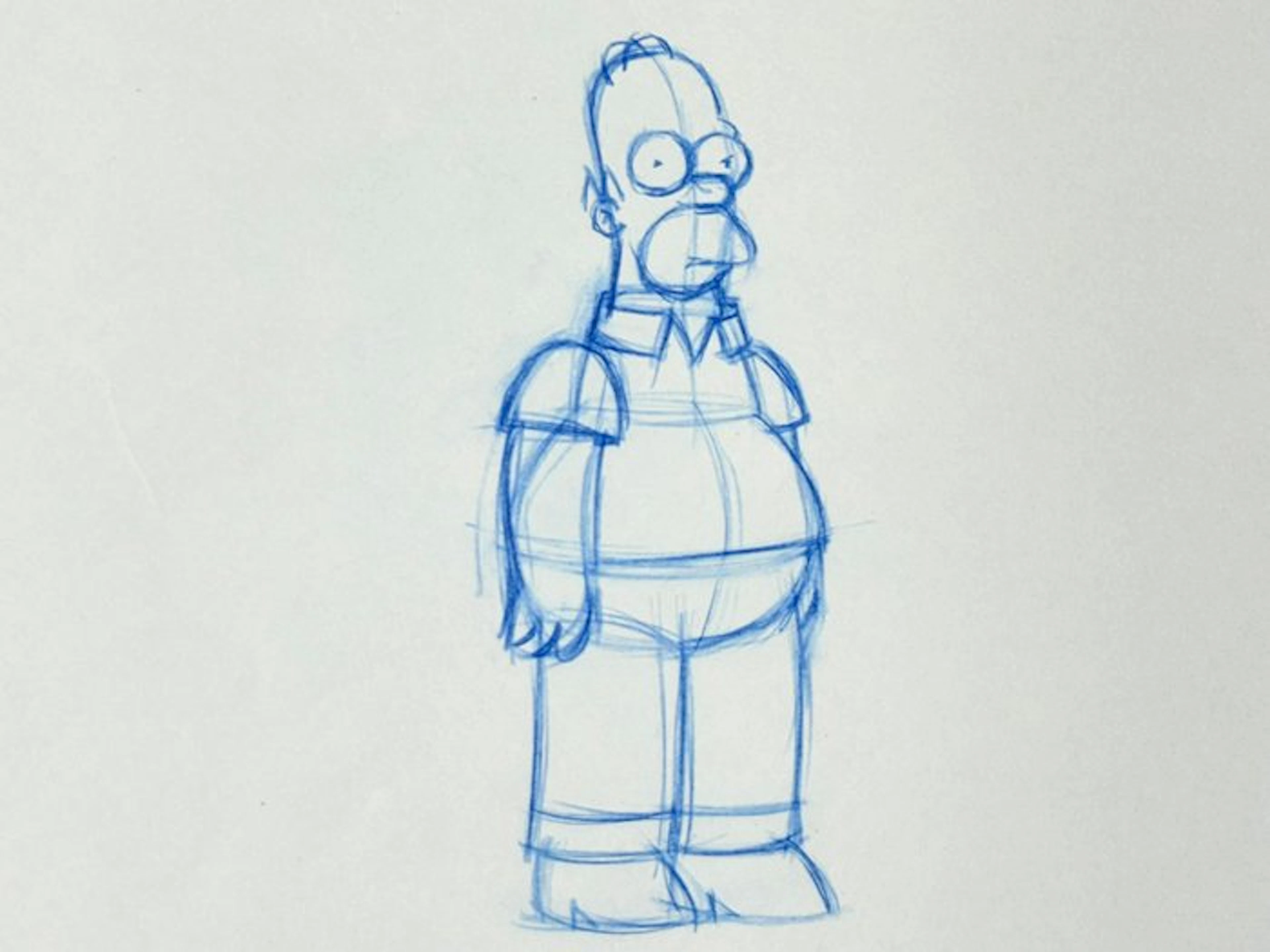 Gracie Films - Original Animation Drawing of Homer Simpson