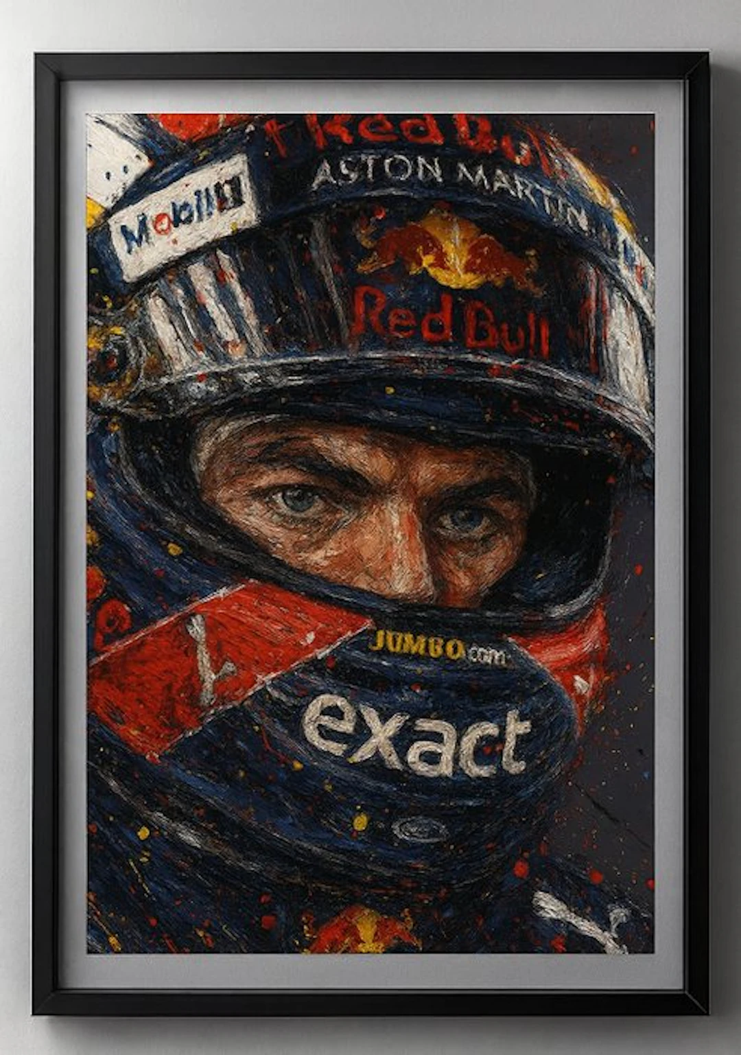 Max Verstappen kunstwerk Limited edition world wide