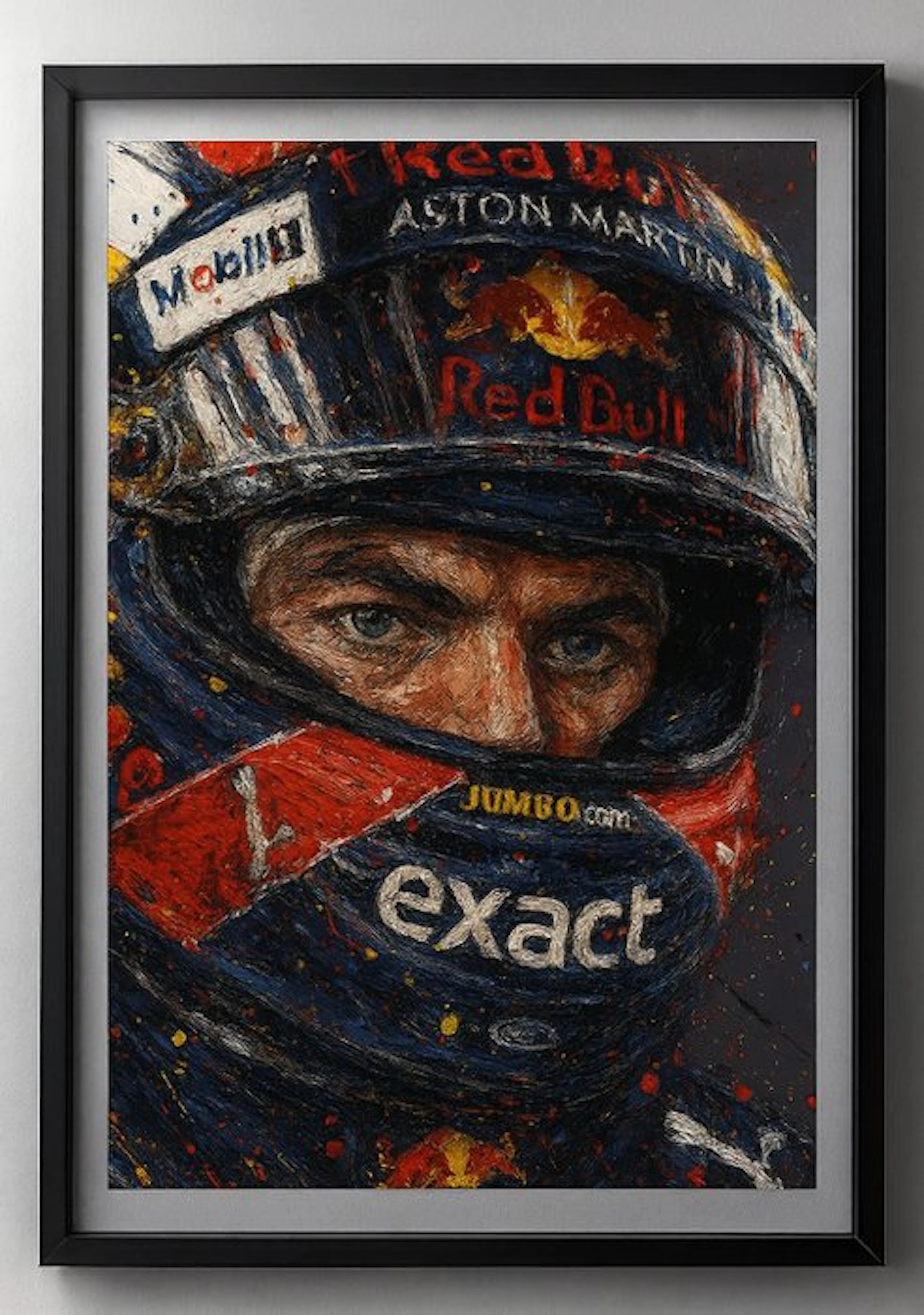 Max Verstappen kunstwerk Limited edition world wide