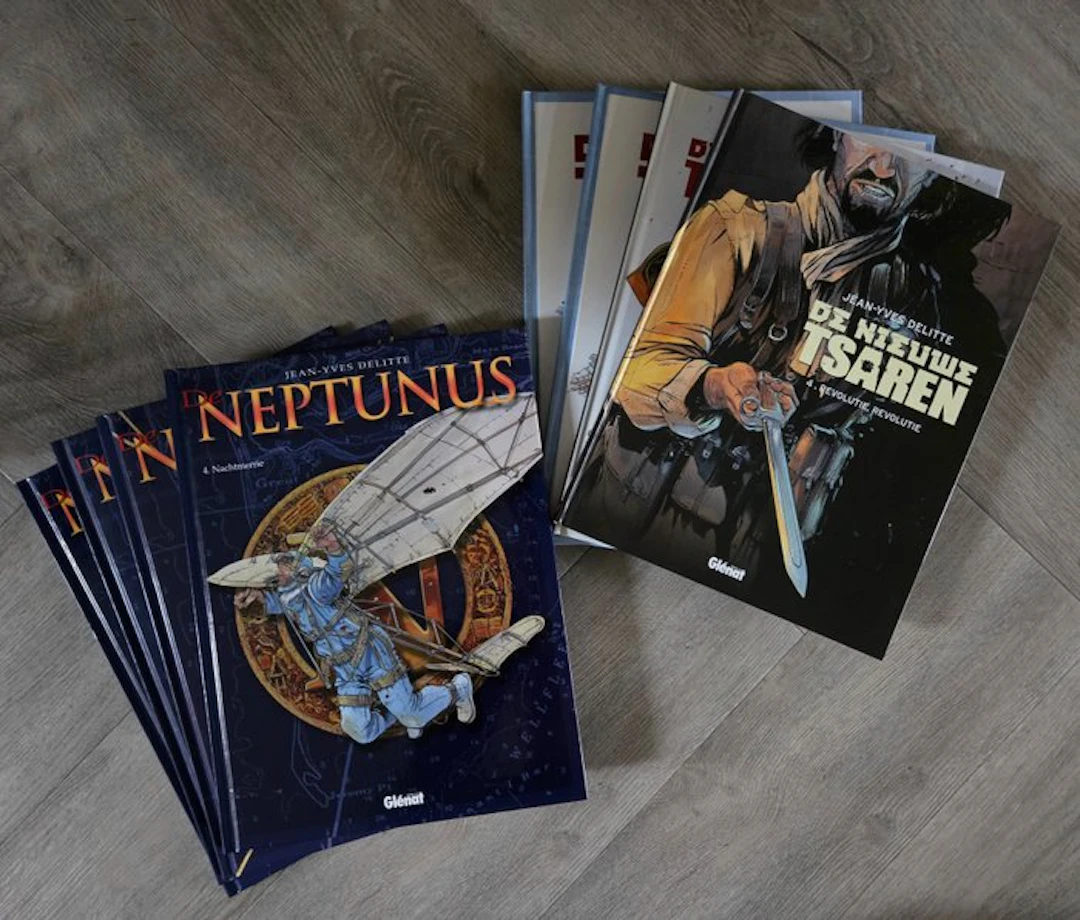 Neptunus / Nieuwe Tsaren - 2 complete reeksen HC - 8 Album - First edition