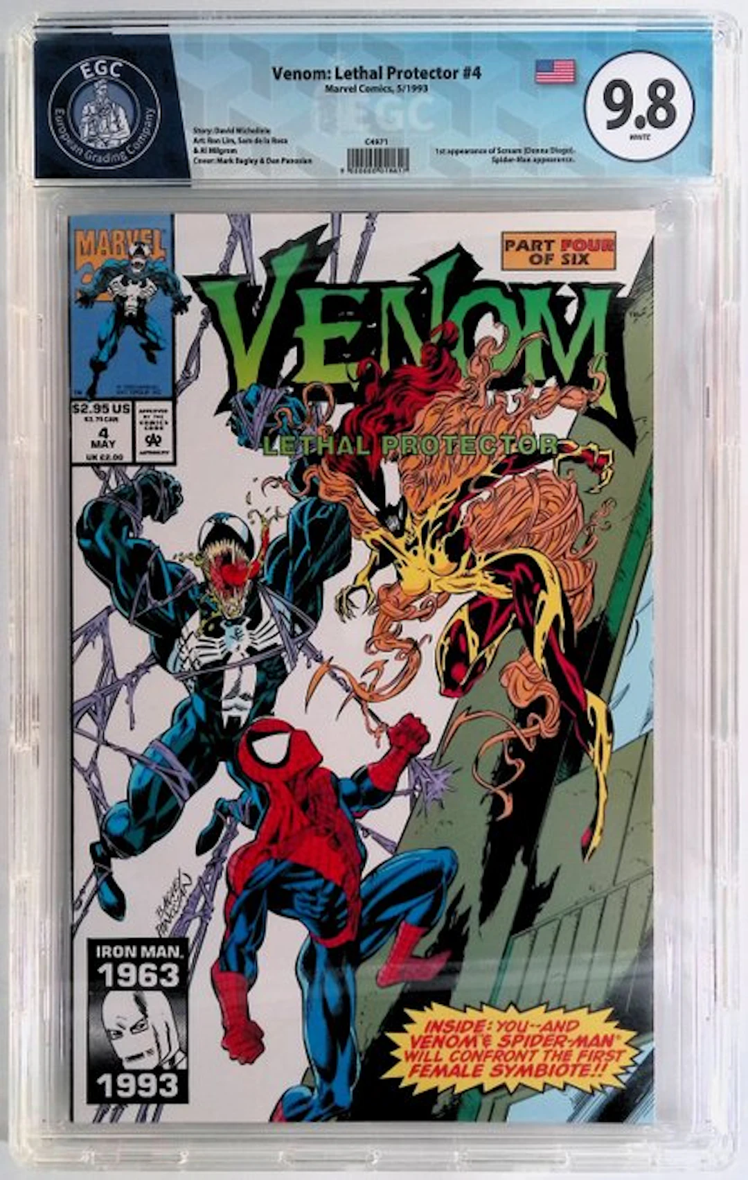 Venom: Lethal Protector #4 - EGC 9.8 - 1 Graded comic - First edition - 1993