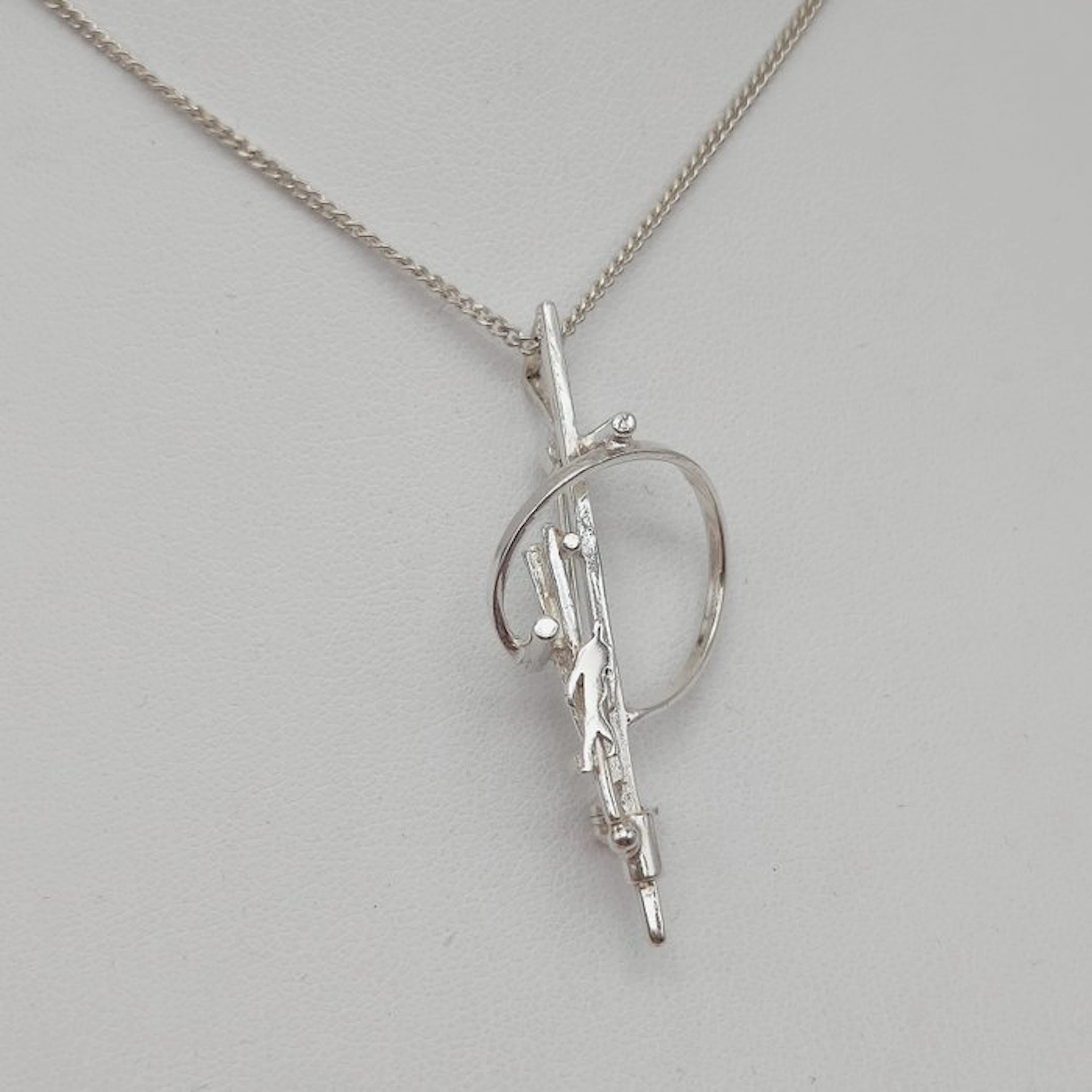 No reserve price - Necklace with pendant Silver - Anneke Schat