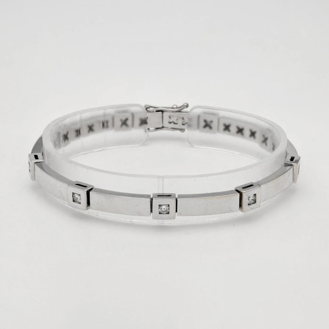 Bracelet - 18 kt. White gold Diamond (Natural)