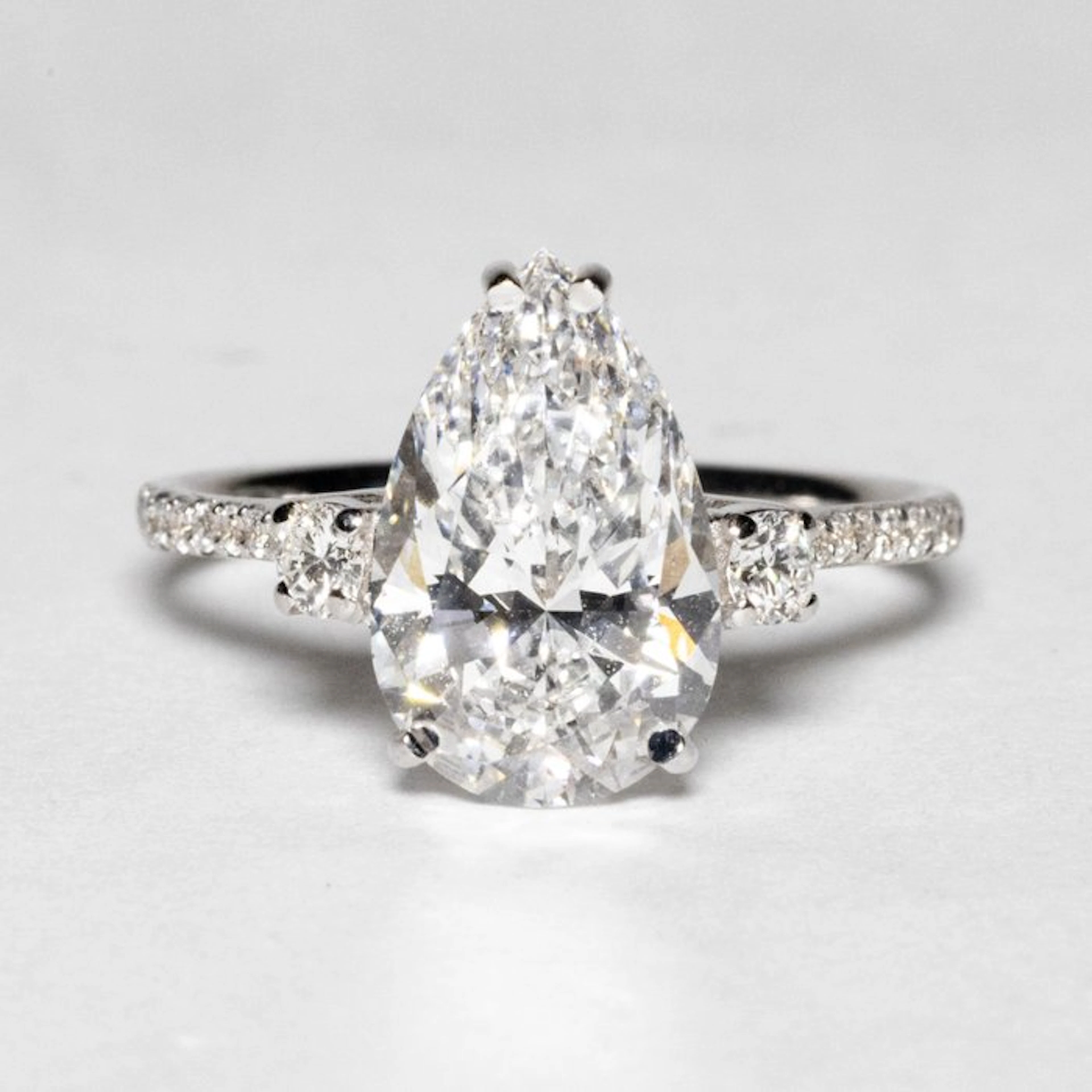 No reserve price - Engagement ring - 18 kt