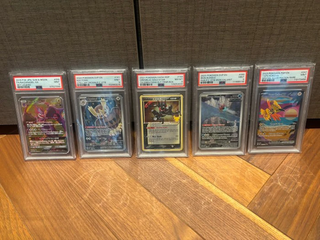 Pokémon - 5 Graded card - PSA
