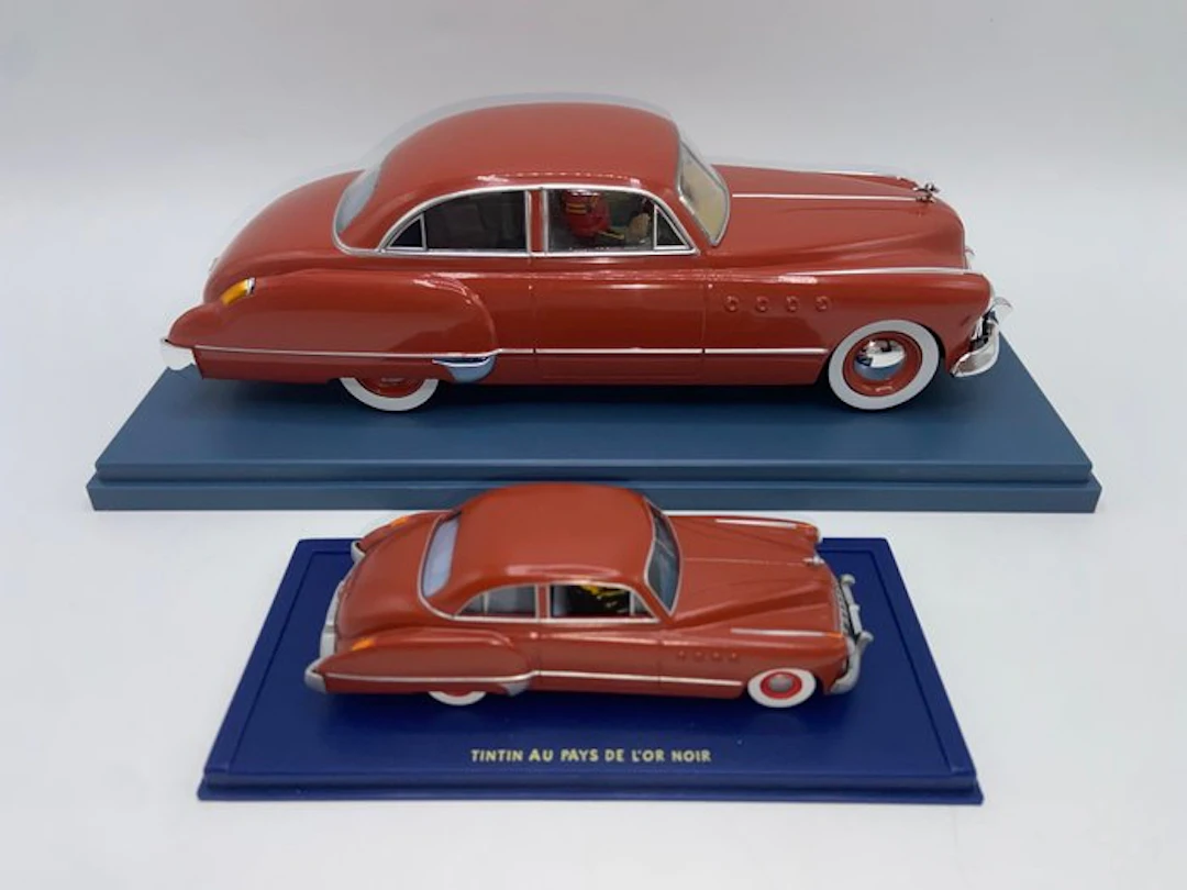 Atlas 1:24 - Model car (2) - Tintin – Buick Roadmaster «...