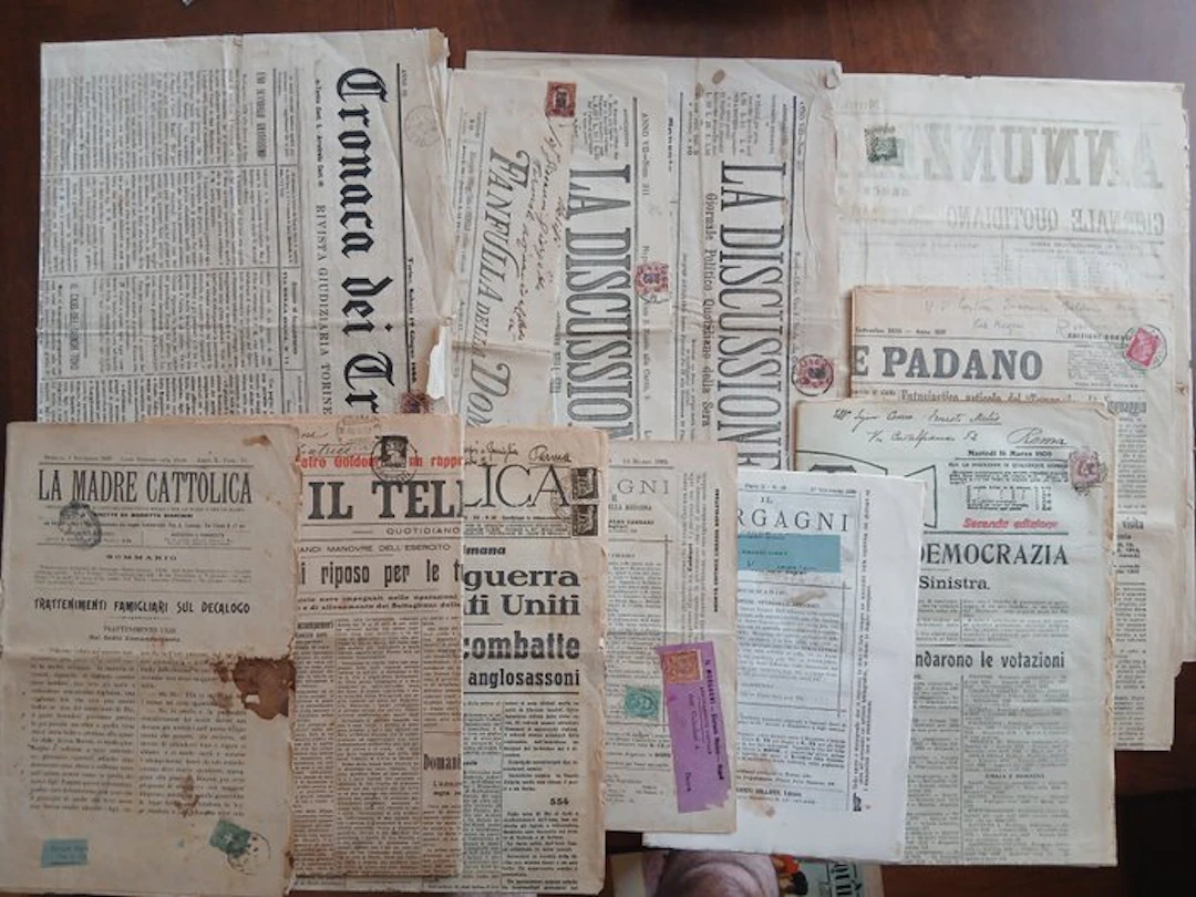 Italy Kingdom 1870/1928 - I use your newspaper.