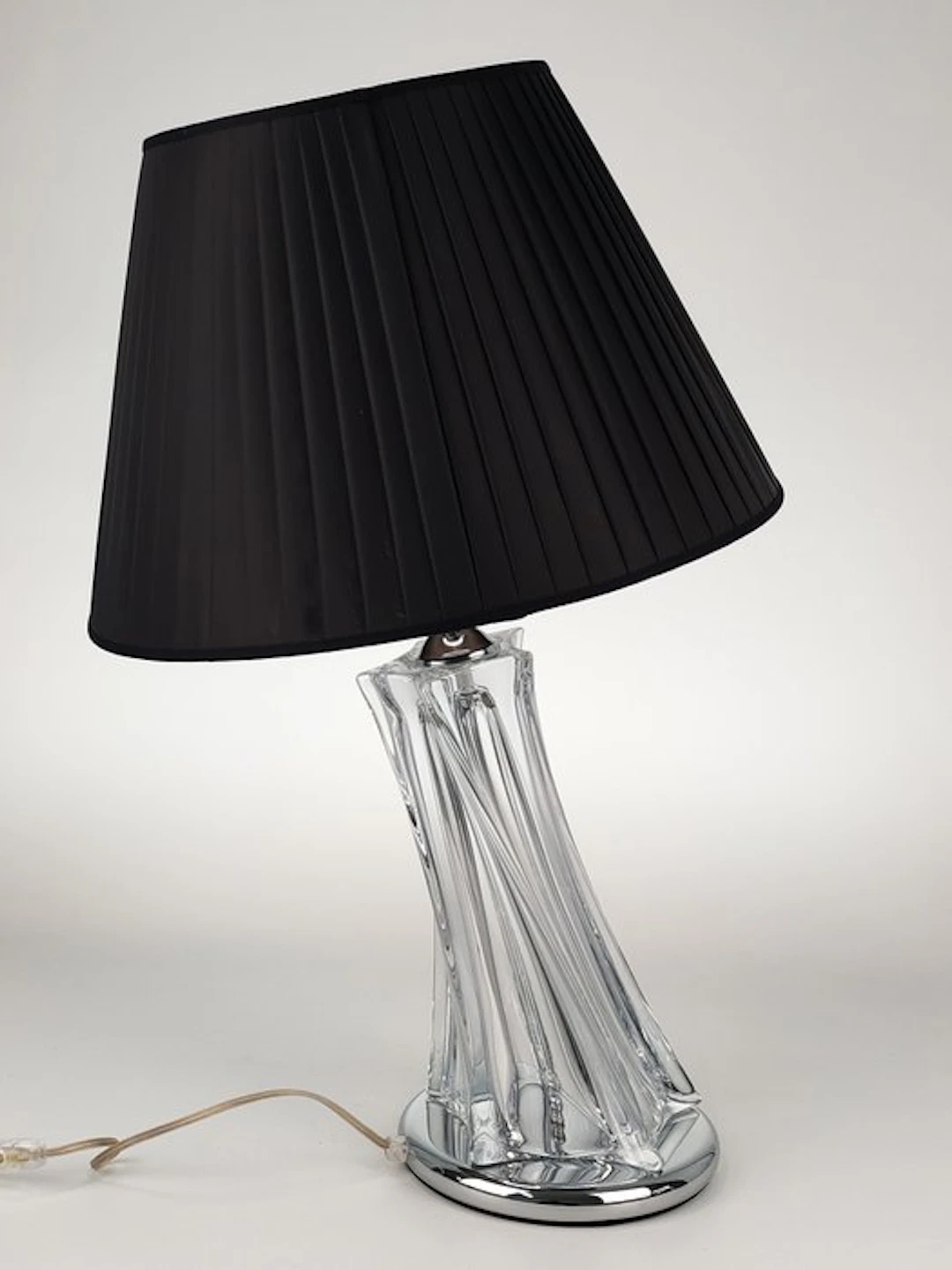SECOLOVENTESIMO - Lamp - Nickel plated brass - Crystal 'n brass lamp