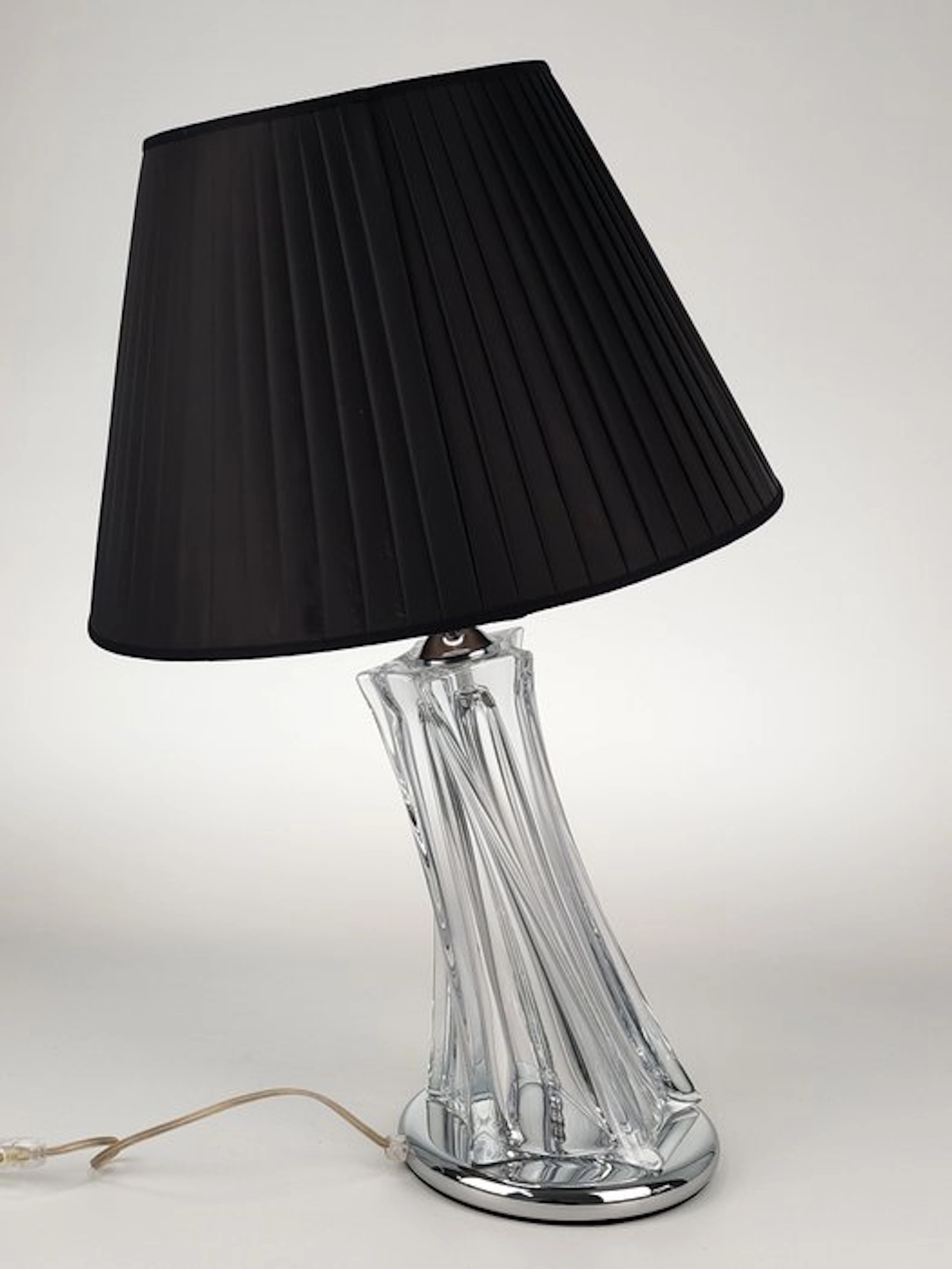 SECOLOVENTESIMO - Lamp - Nickel plated brass - Crystal 'n brass lamp