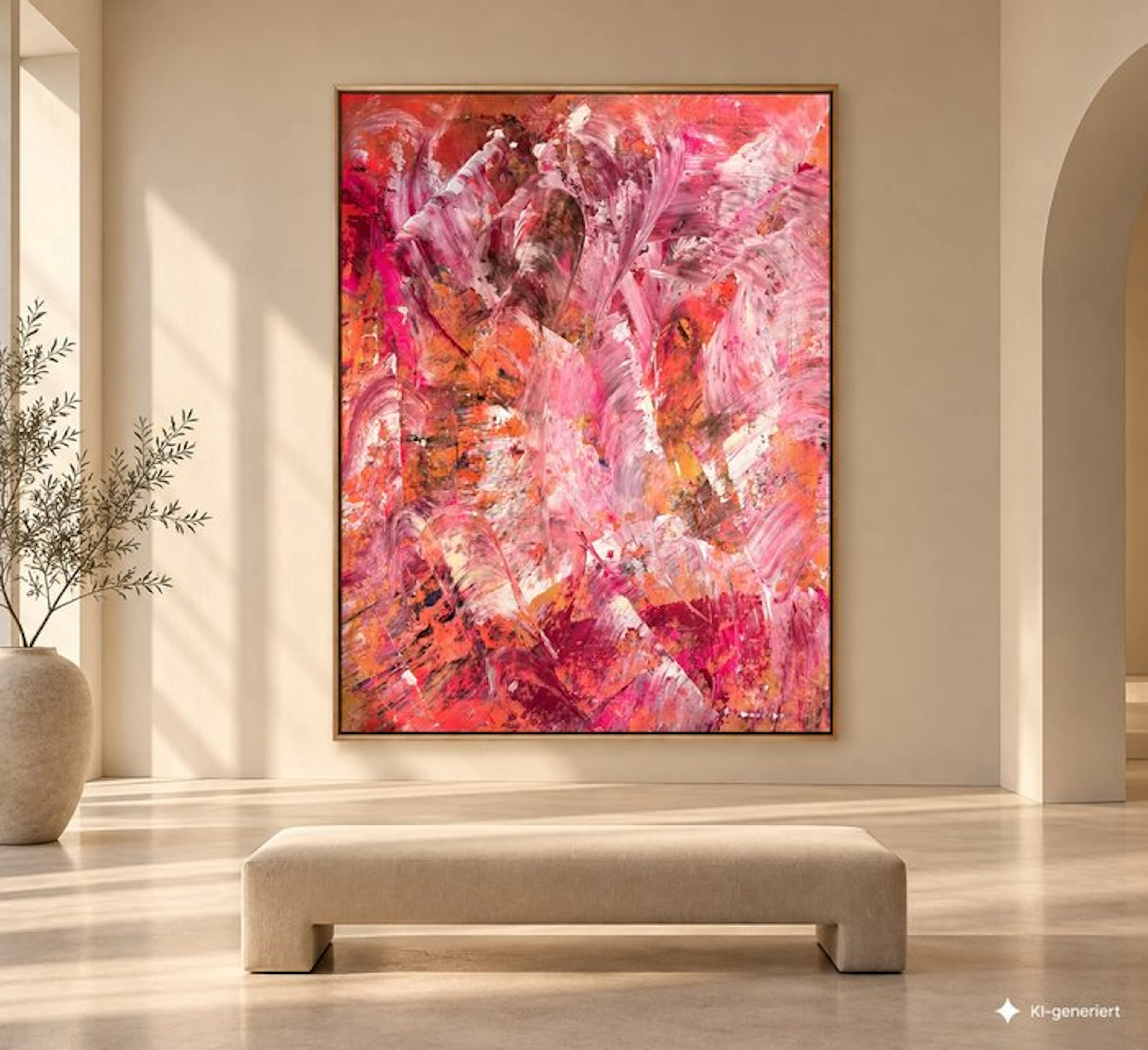 Timo Wedell - Luminescent Whispers - XXL - Abstract Klein