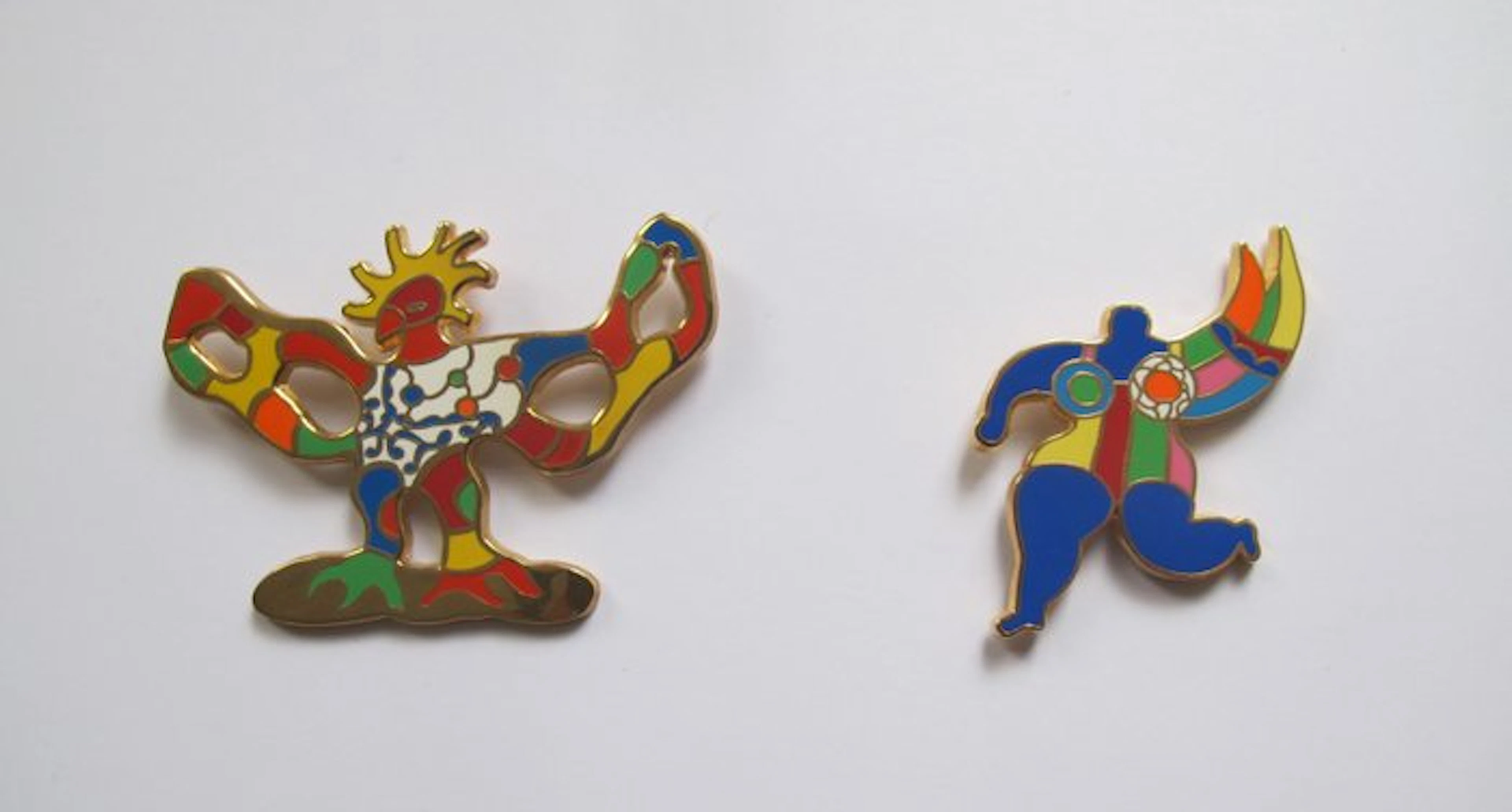 Niki De Saint Phalle (after) - Oiseau de feu blanc/ Mi-Femme Mi-Ange