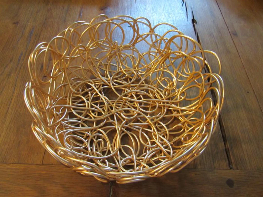 Alessi - Fratelli Campana - Bowl - Nuvem - Metal, Gold plated
