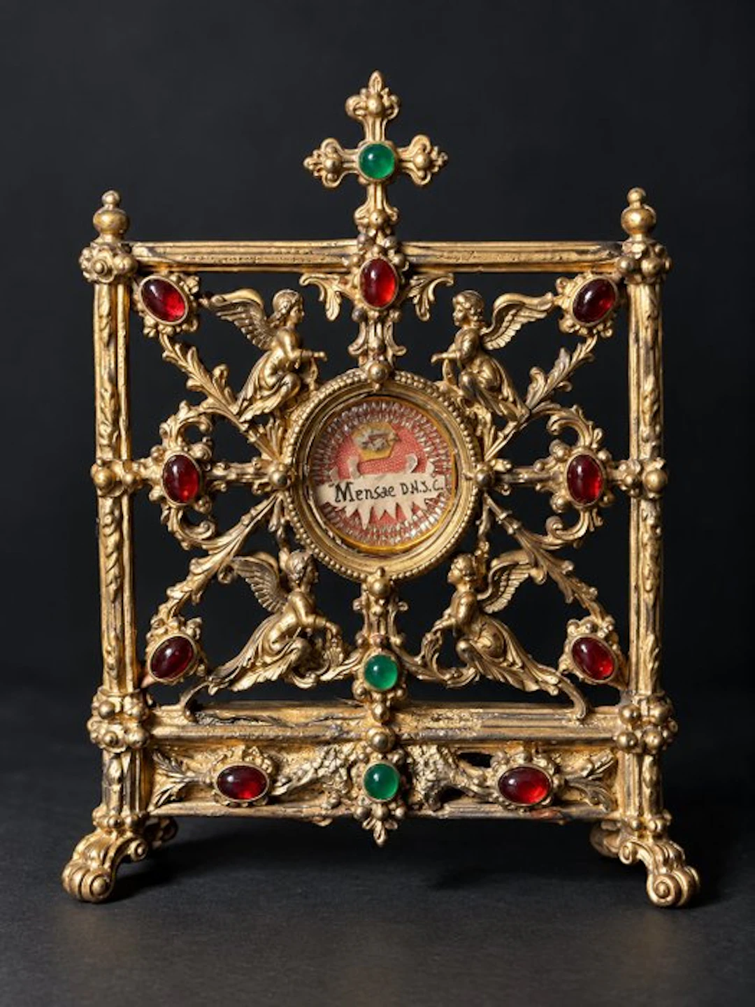 Reliquary - Alloy - 1800-1850 - From the Table of Our Lord Jesus Christ.