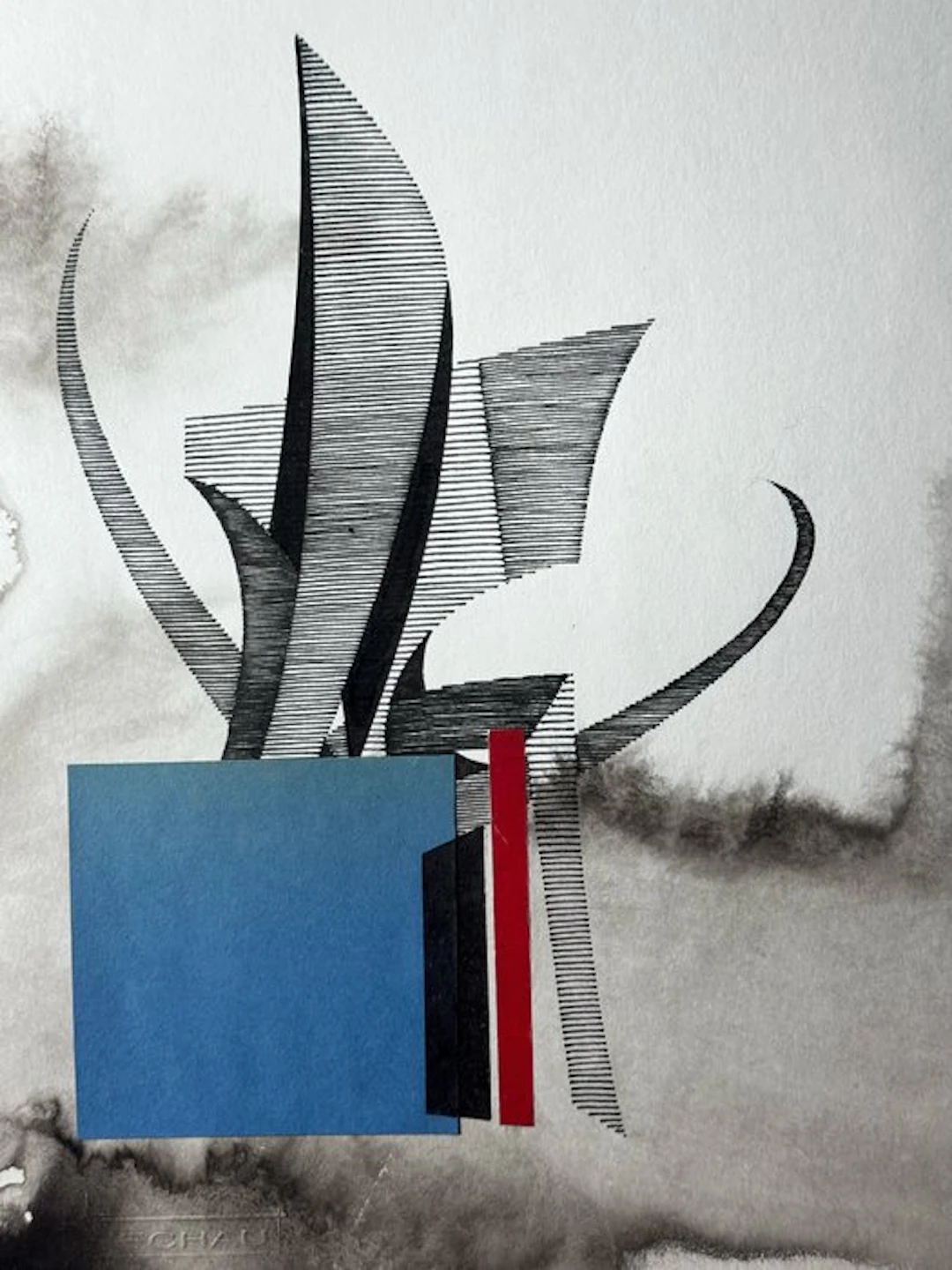 Eugène Eechaut (1928-2019) - Abstract ink composition