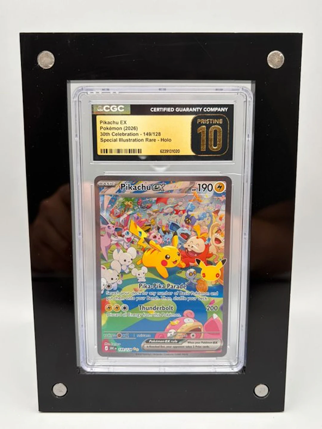 Pokémon - 1 Graded card - Pikachu ex - 30th Celebration...